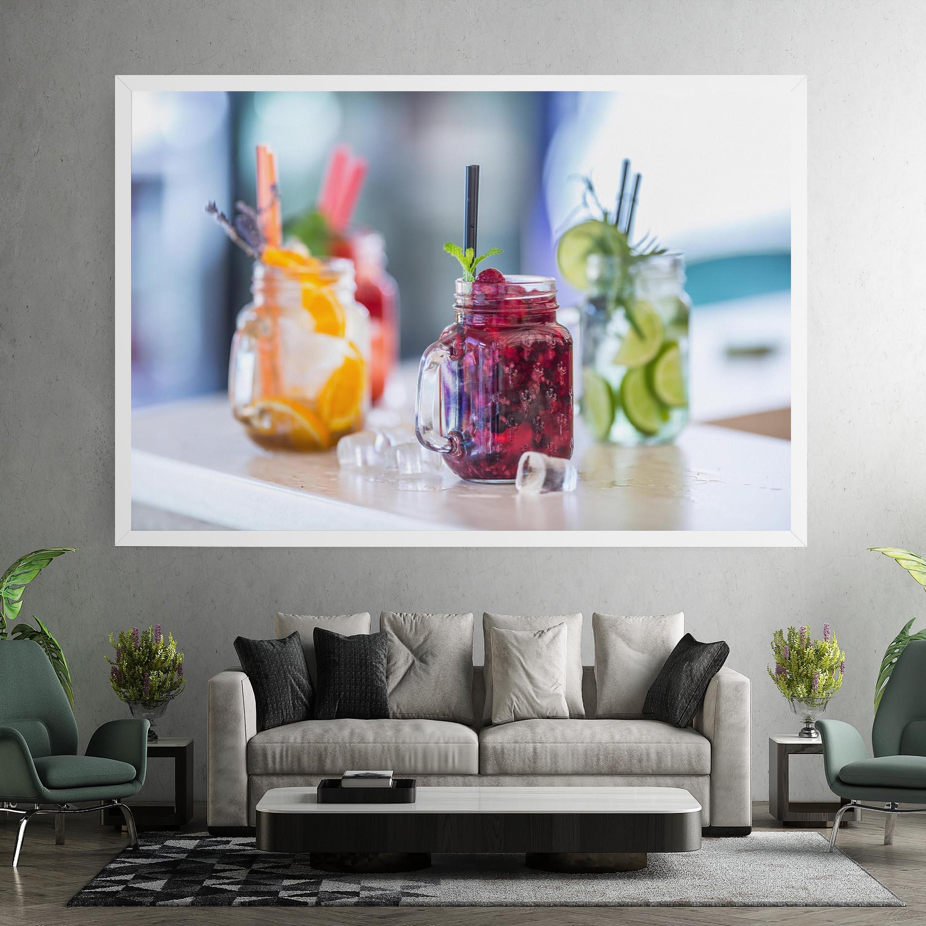 Tablou Canvas Orange Lime Lemonades mockup 7