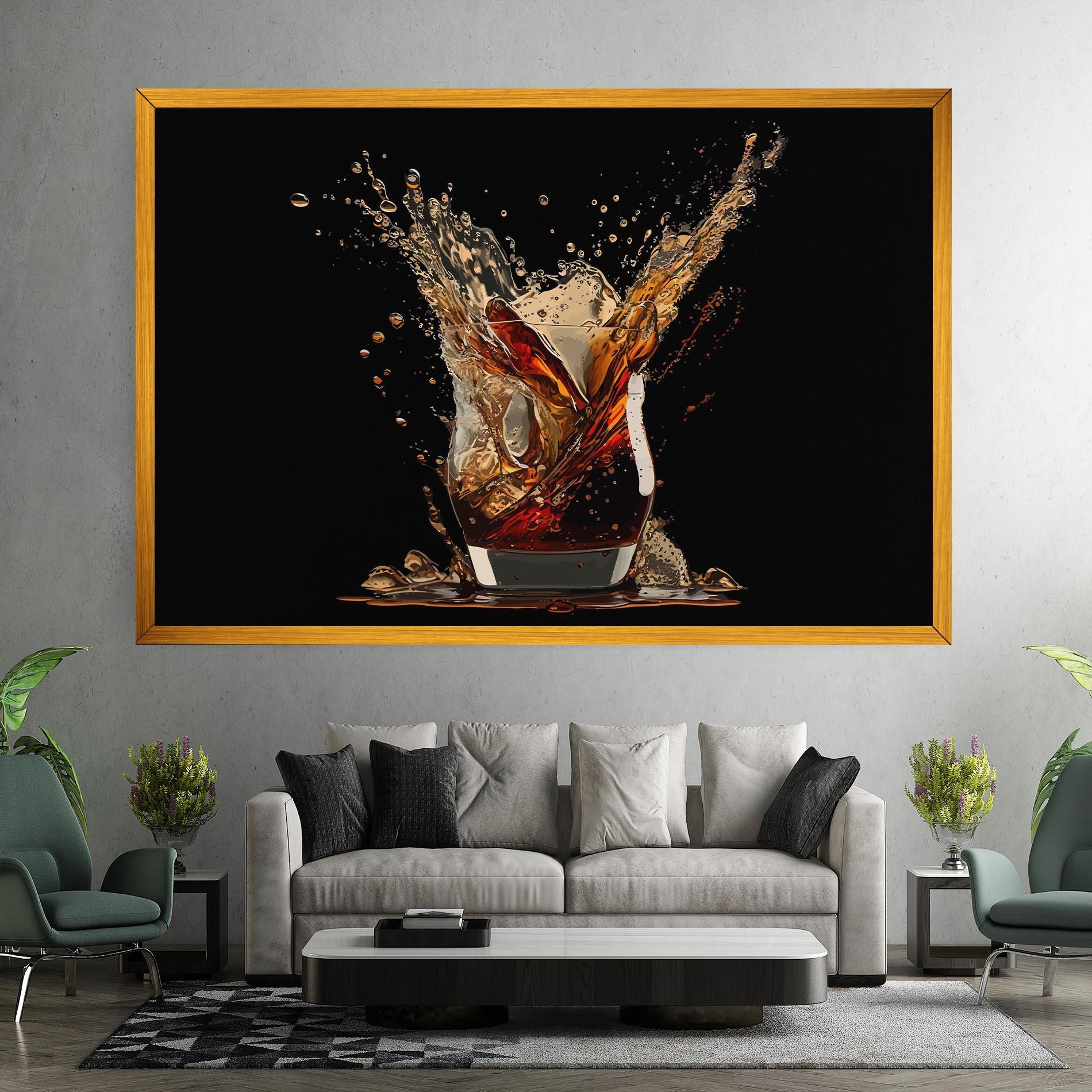 Tablou Canvas Cola Splash mockup 7