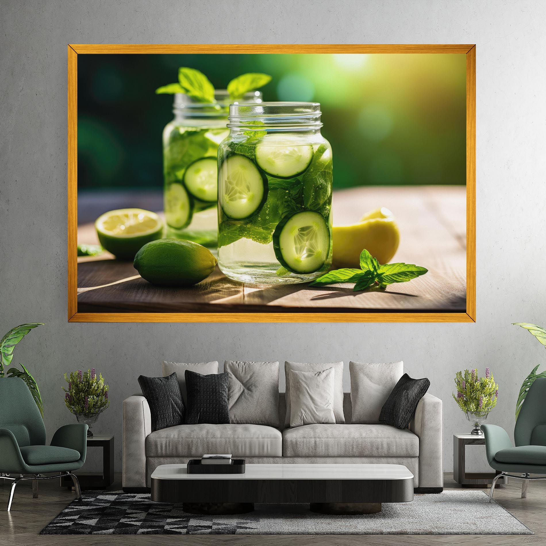 Cold Drink Cucumber mockup 7