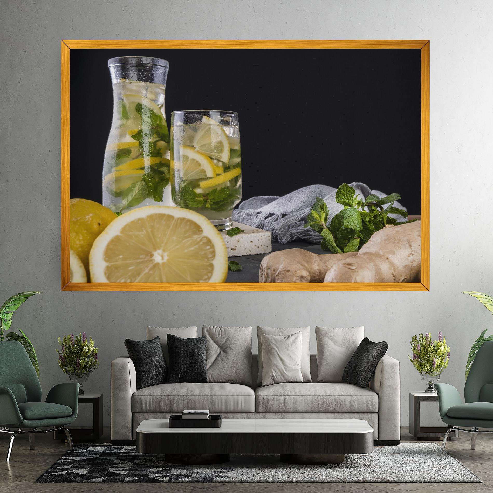 Tablou Canvas Ginger Lemonade mockup 7