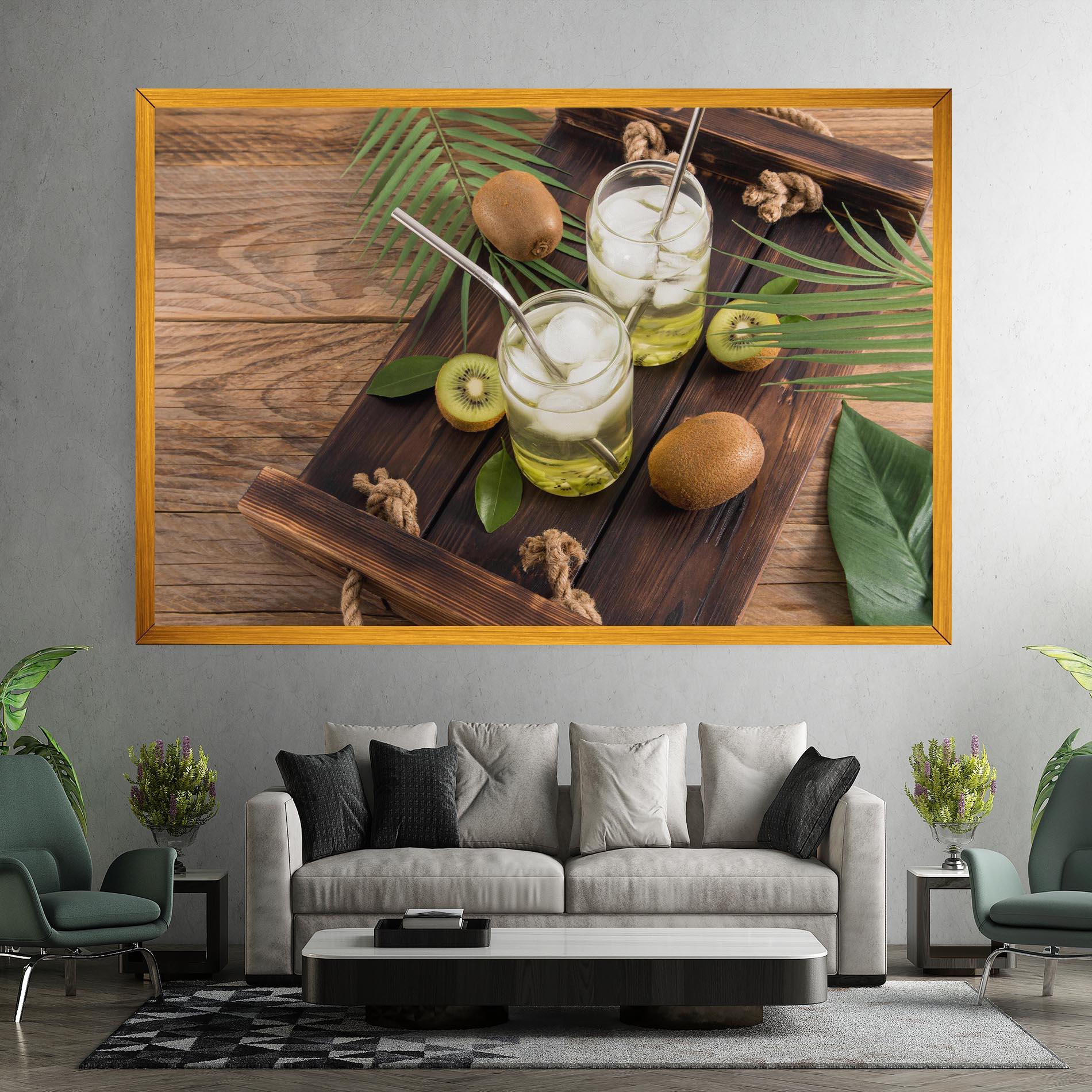 Tablou Canvas Kiwi Drinks mockup 7