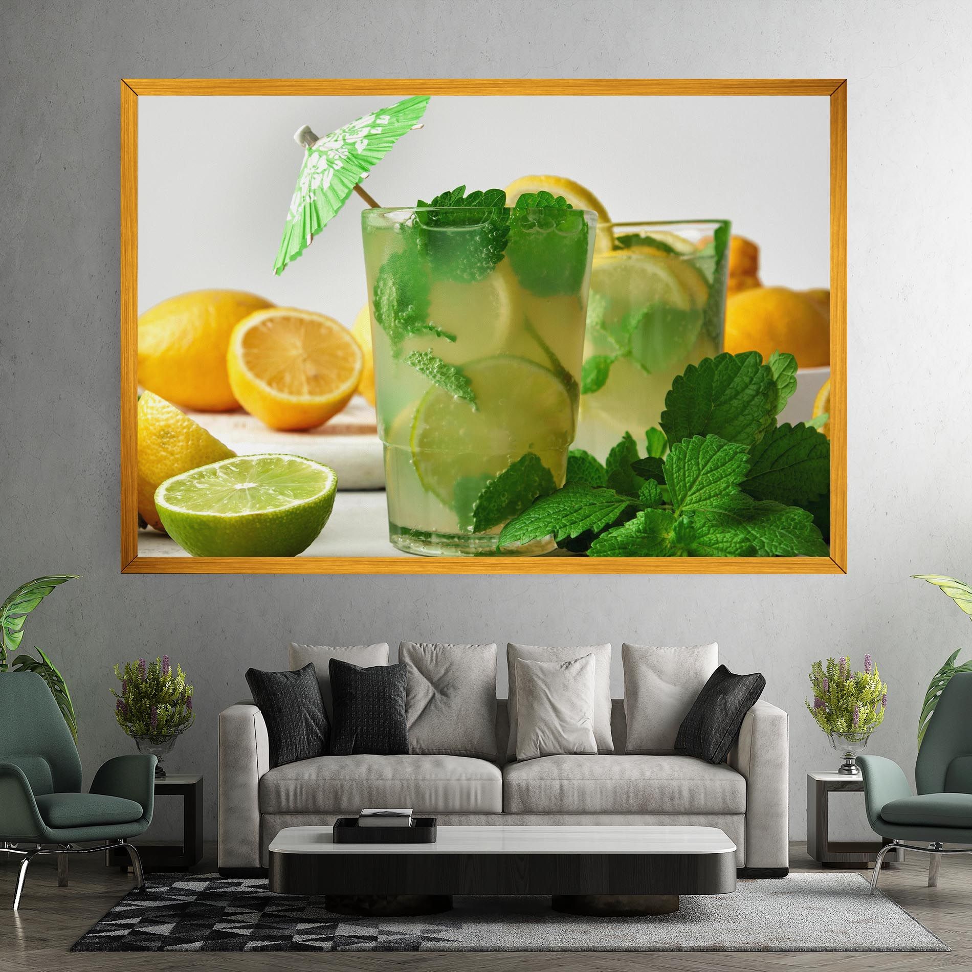 Mint Leaves Lemonade mockup 7