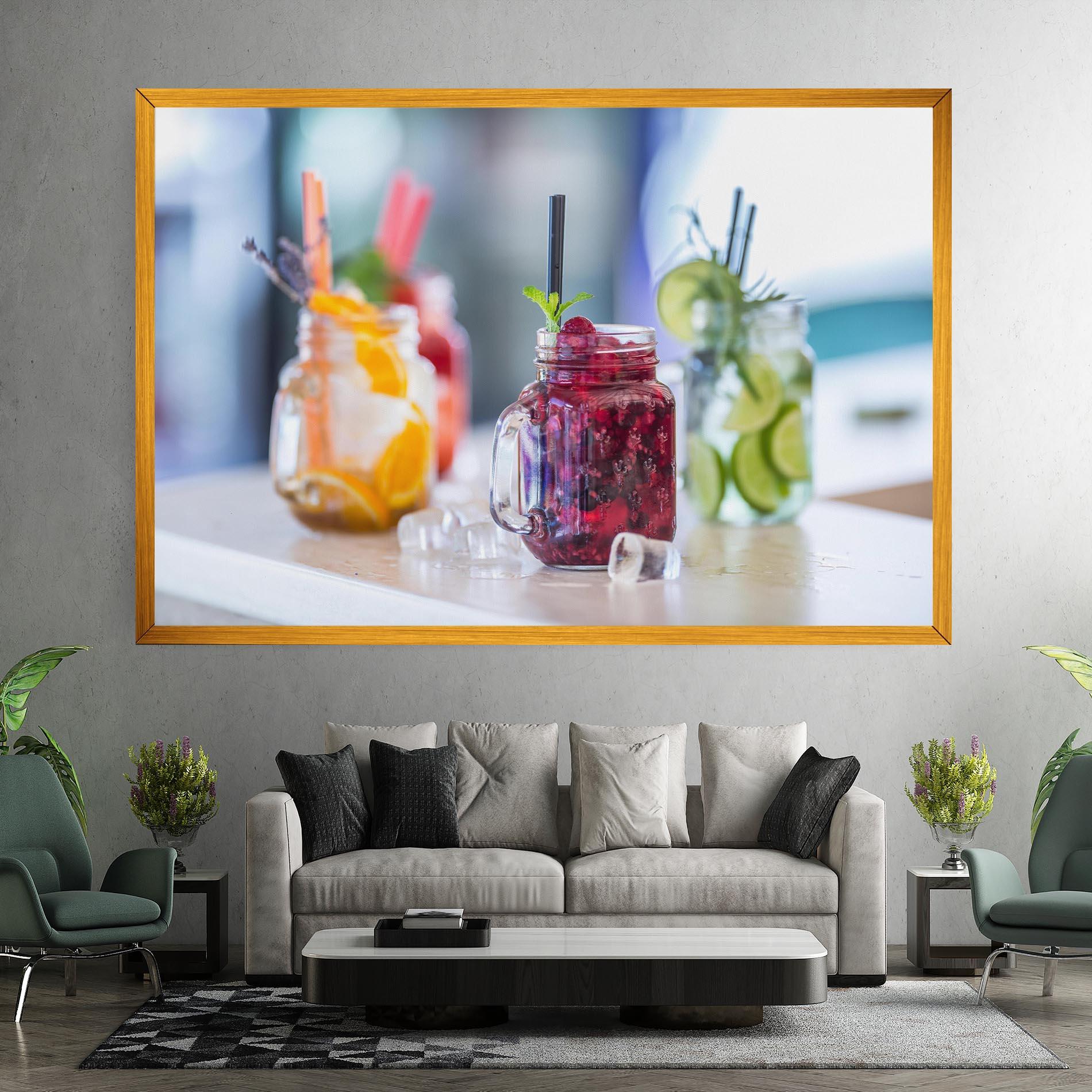 Tablou Canvas Orange Lime Lemonades mockup 7