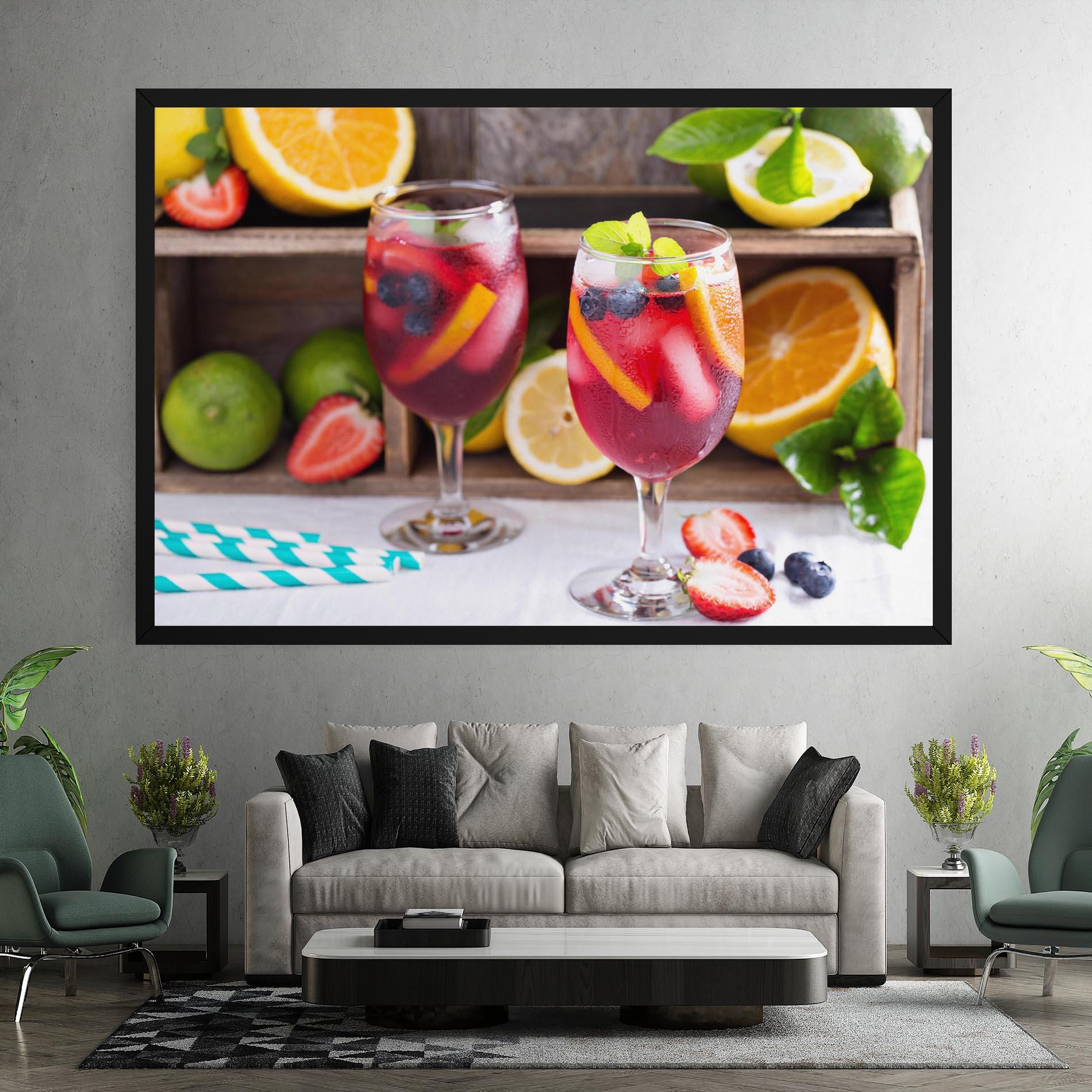 Tablou Canvas Colorful Summer Drink mockup 7