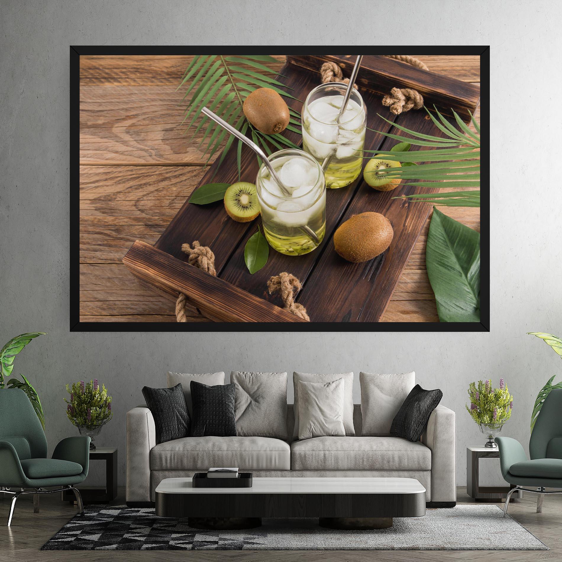 Tablou Canvas Kiwi Drinks mockup 7