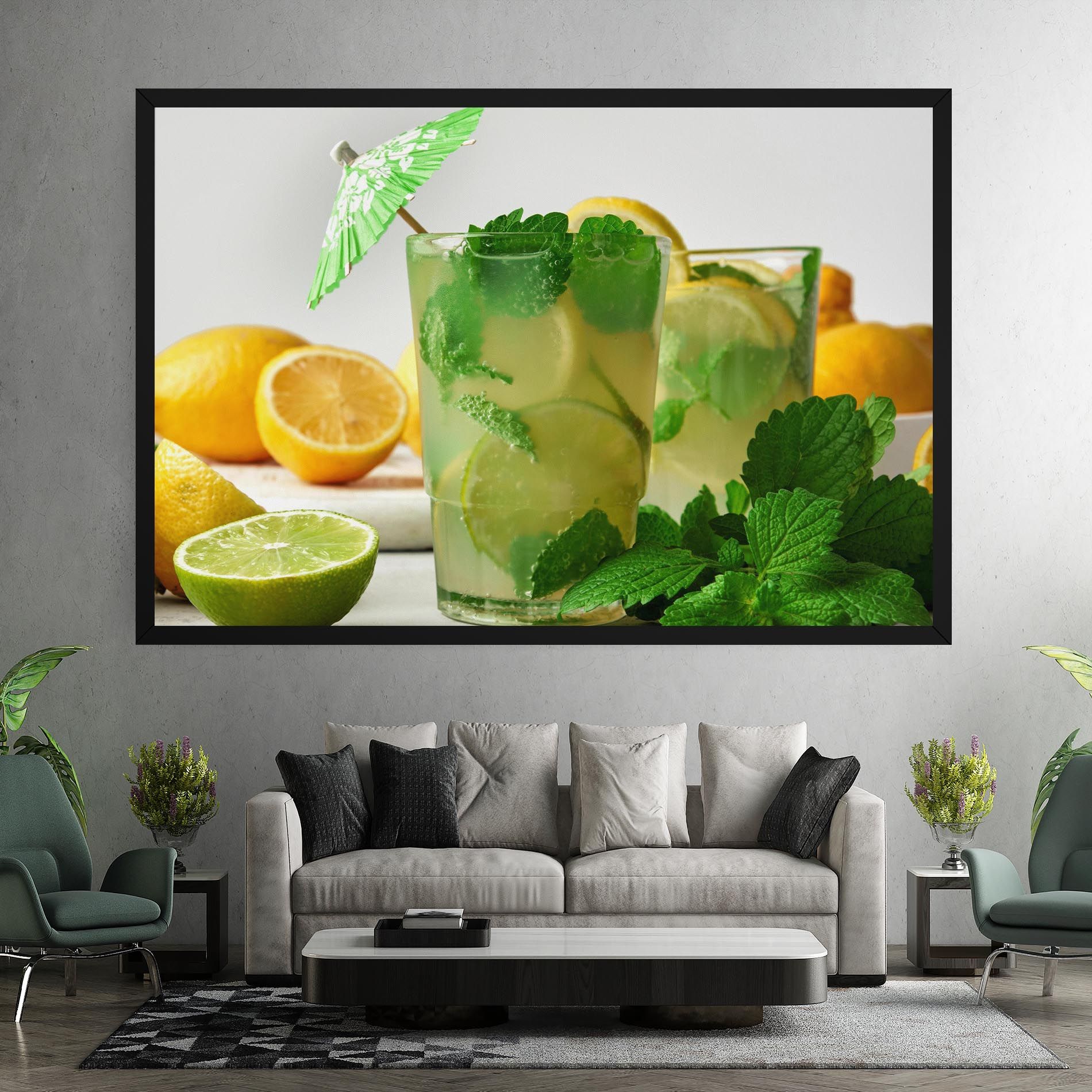 Mint Leaves Lemonade mockup 7