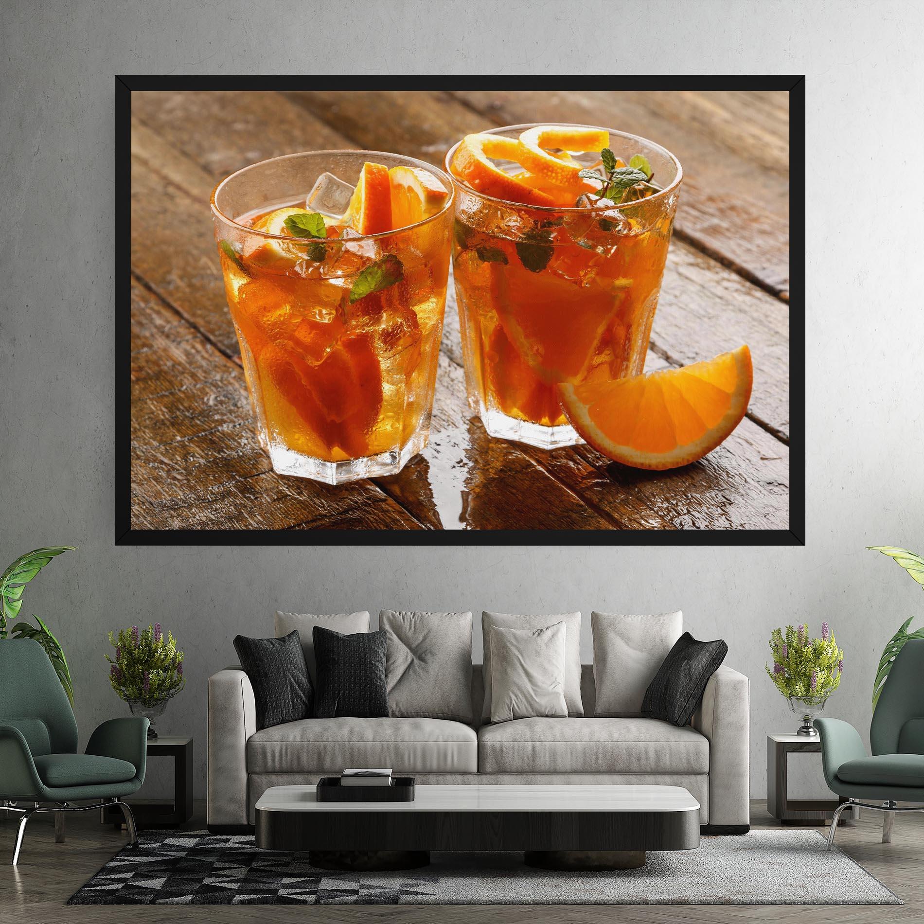 Tablou Canvas Orange Lemonade mockup 7