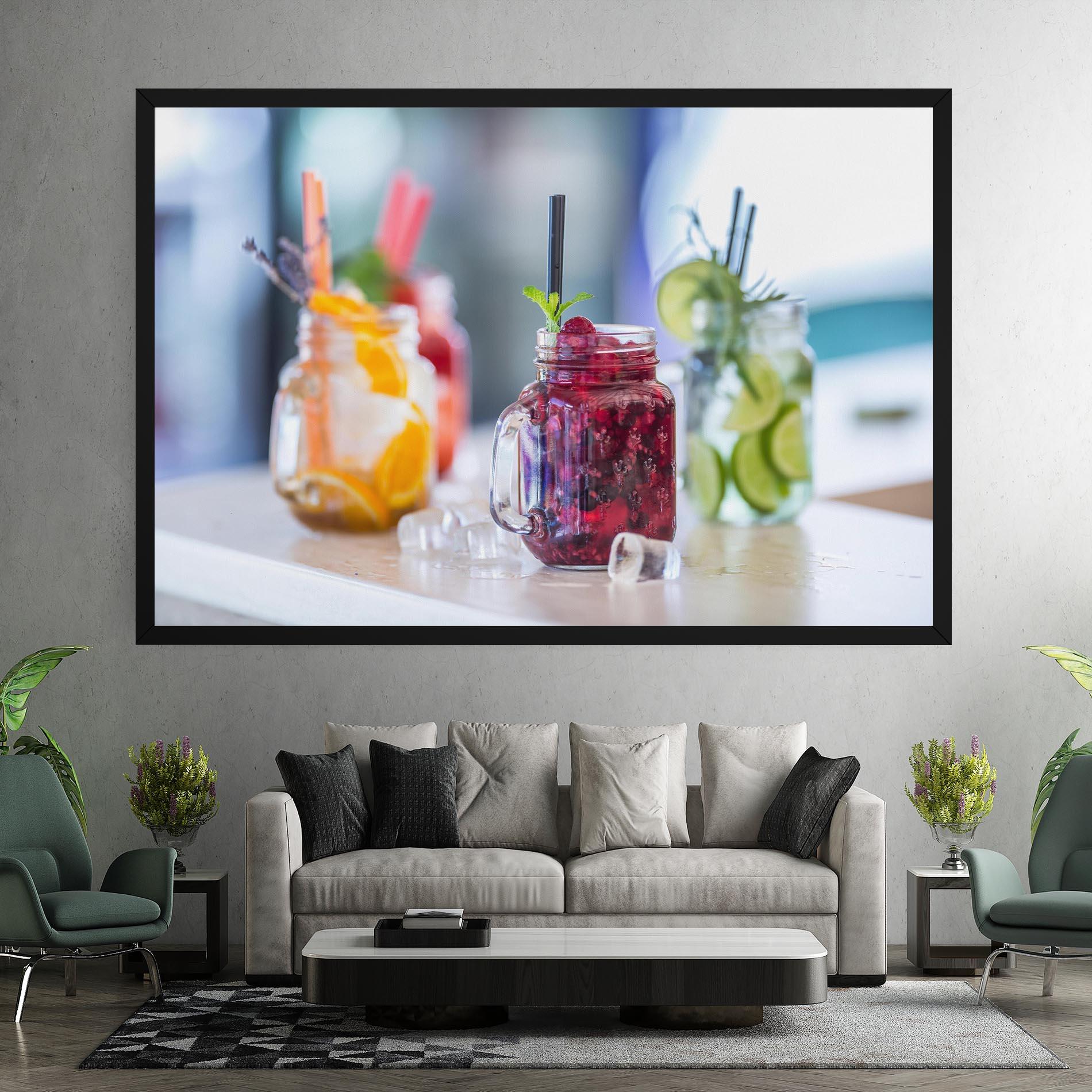 Tablou Canvas Orange Lime Lemonades mockup 7