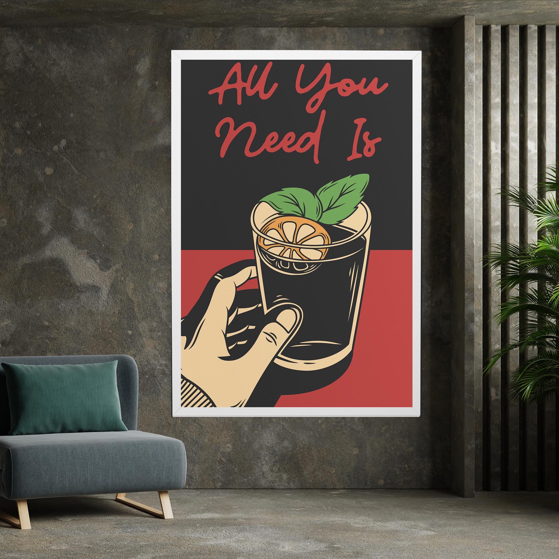 Tablou Canvas All U Need mockup 7