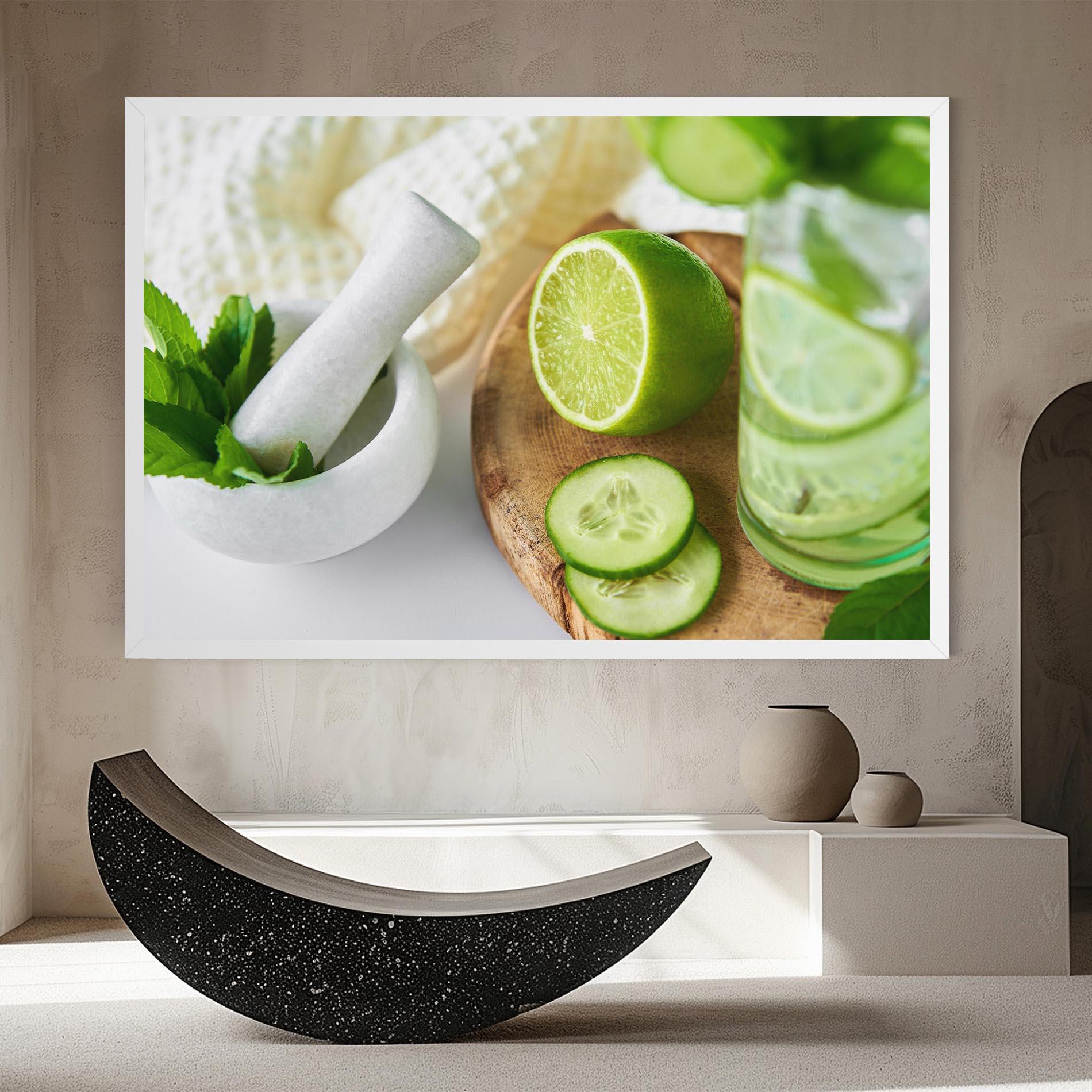Tablou Canvas Detox Drink Lemonade mockup 8