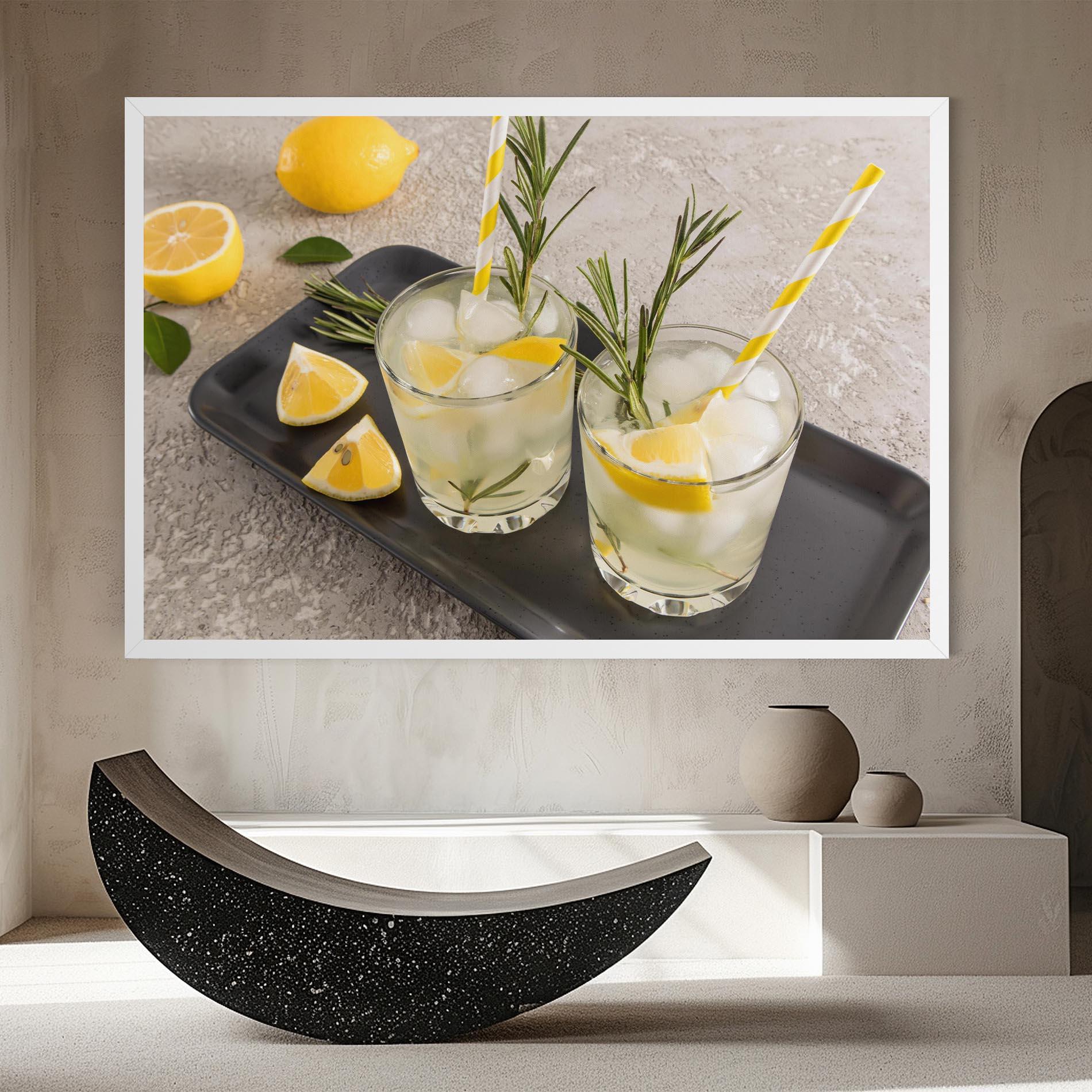 Tablou Canvas Fruit Vitamin Water mockup 8