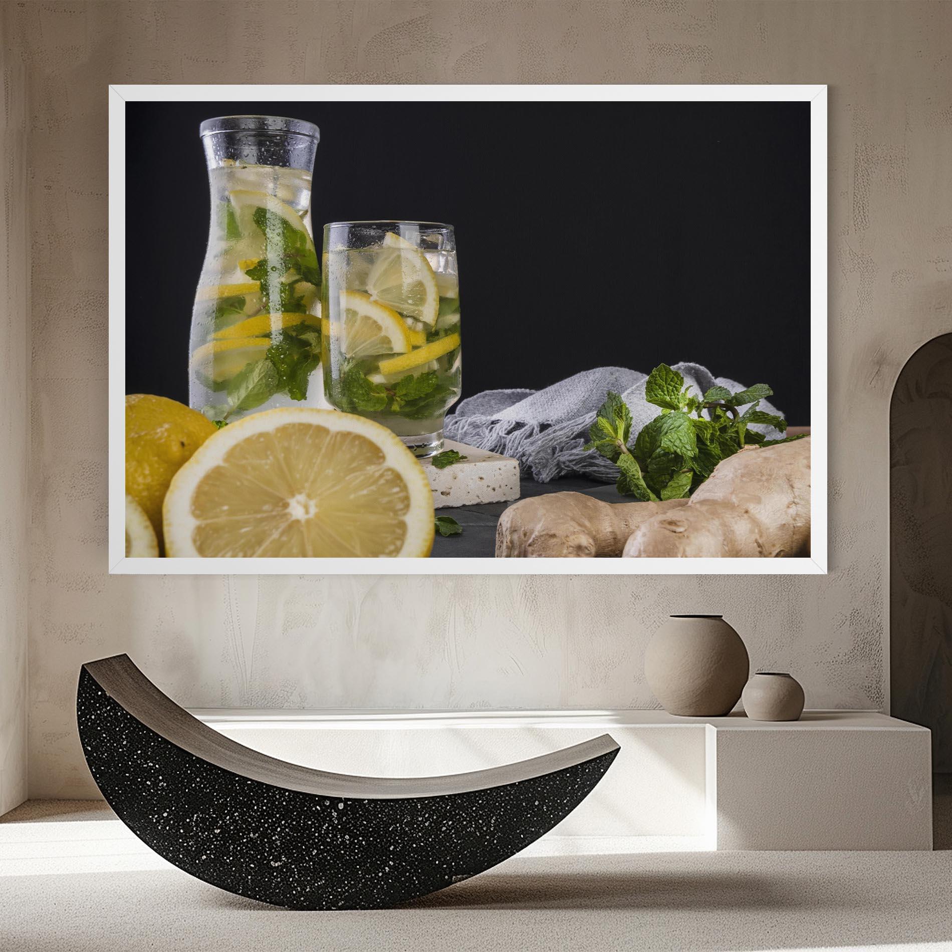 Tablou Canvas Ginger Lemonade mockup 8