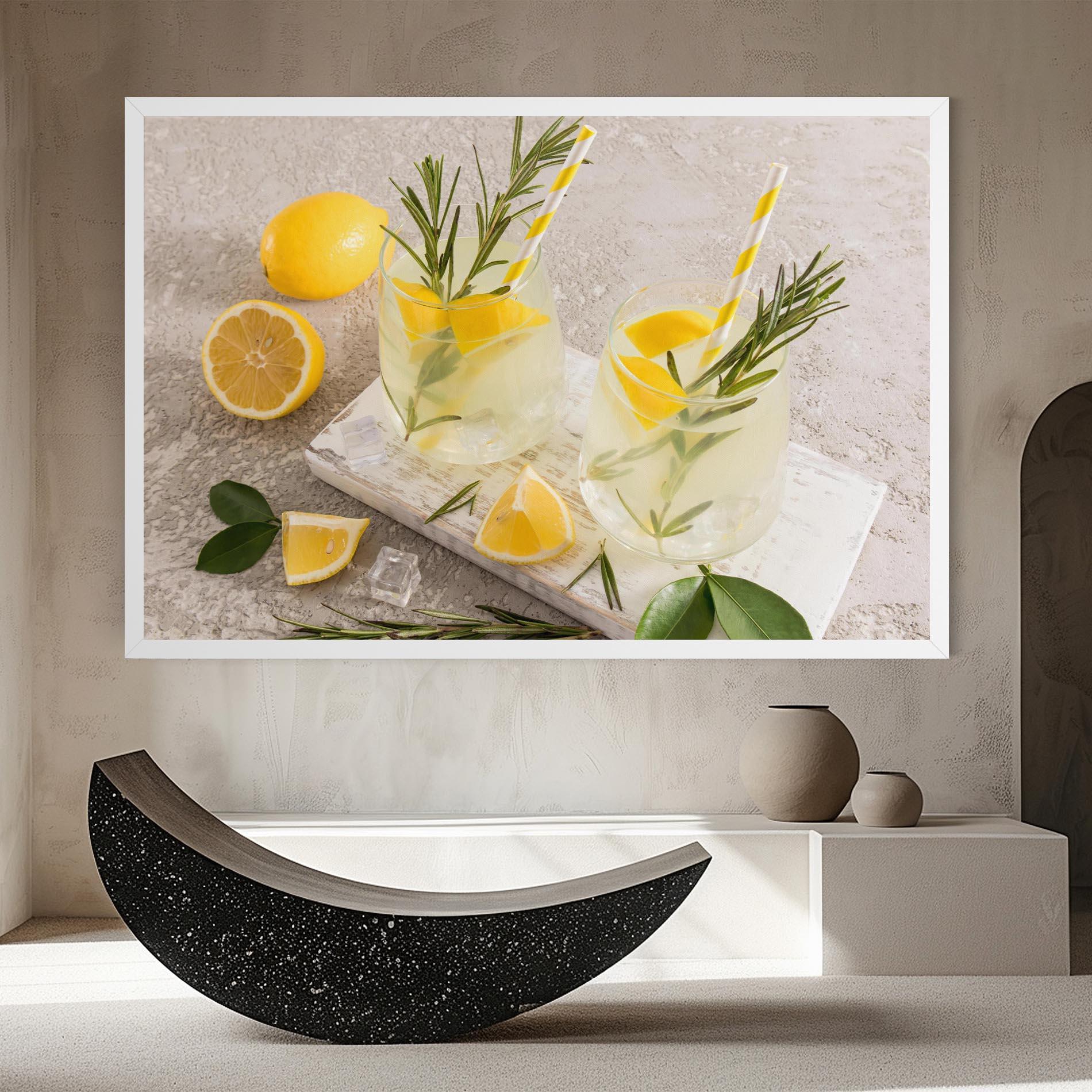 Tablou Canvas Homemade Rosemary Drink mockup 8