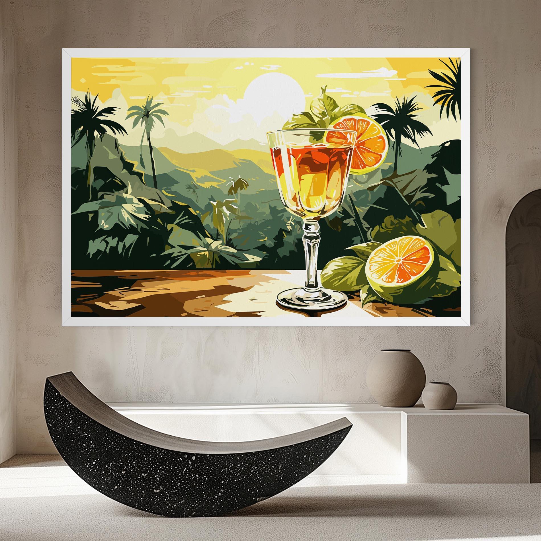 Tablou Canvas Orange Drink mockup 8