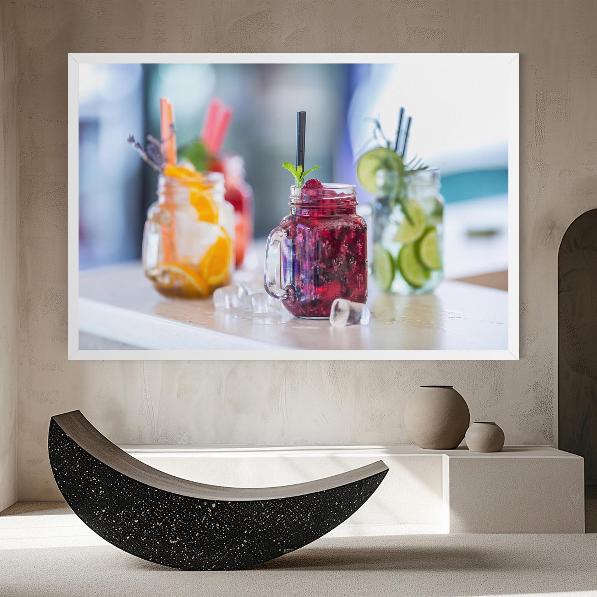 Tablou Canvas Orange Lime Lemonades mockup 8