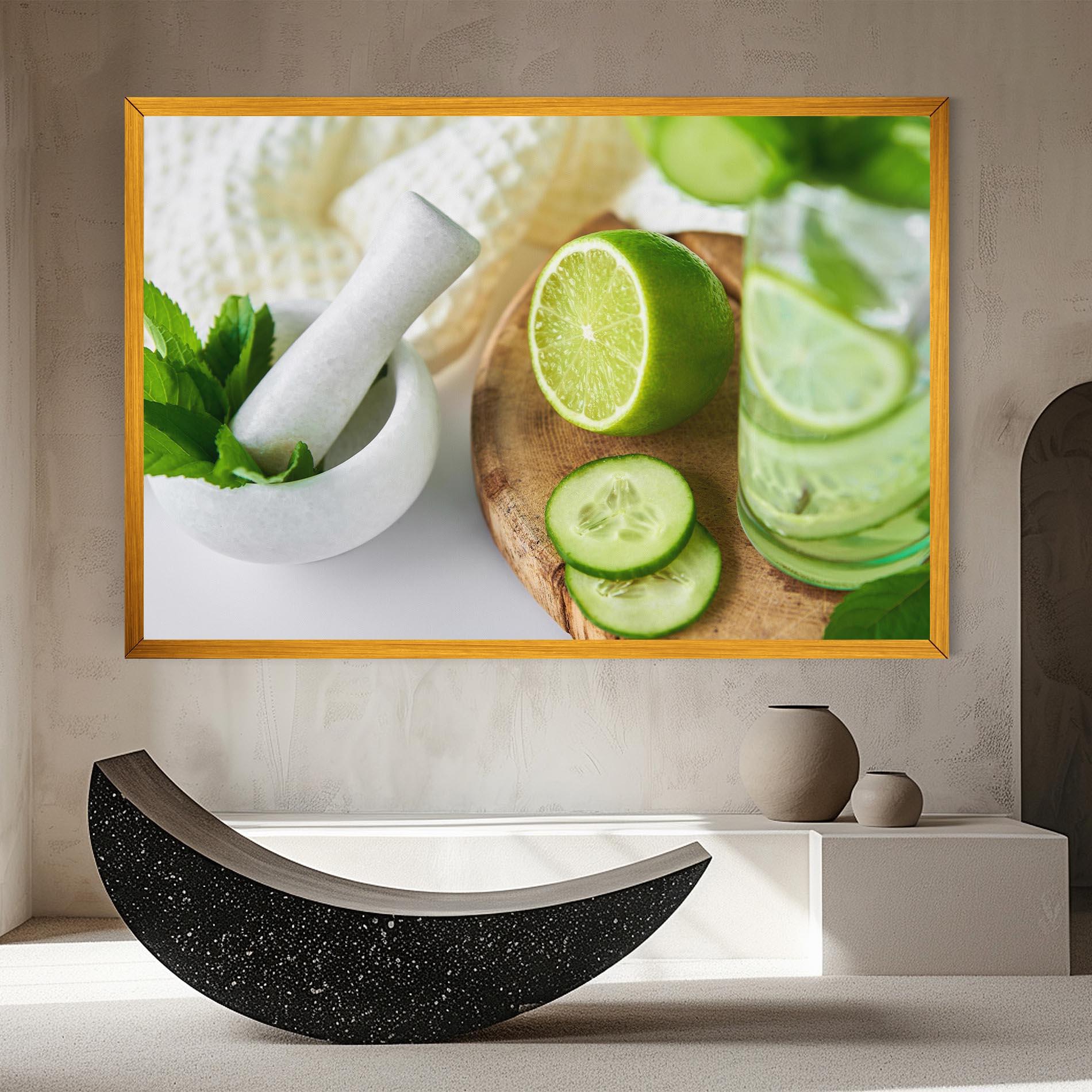 Tablou Canvas Detox Drink Lemonade mockup 8