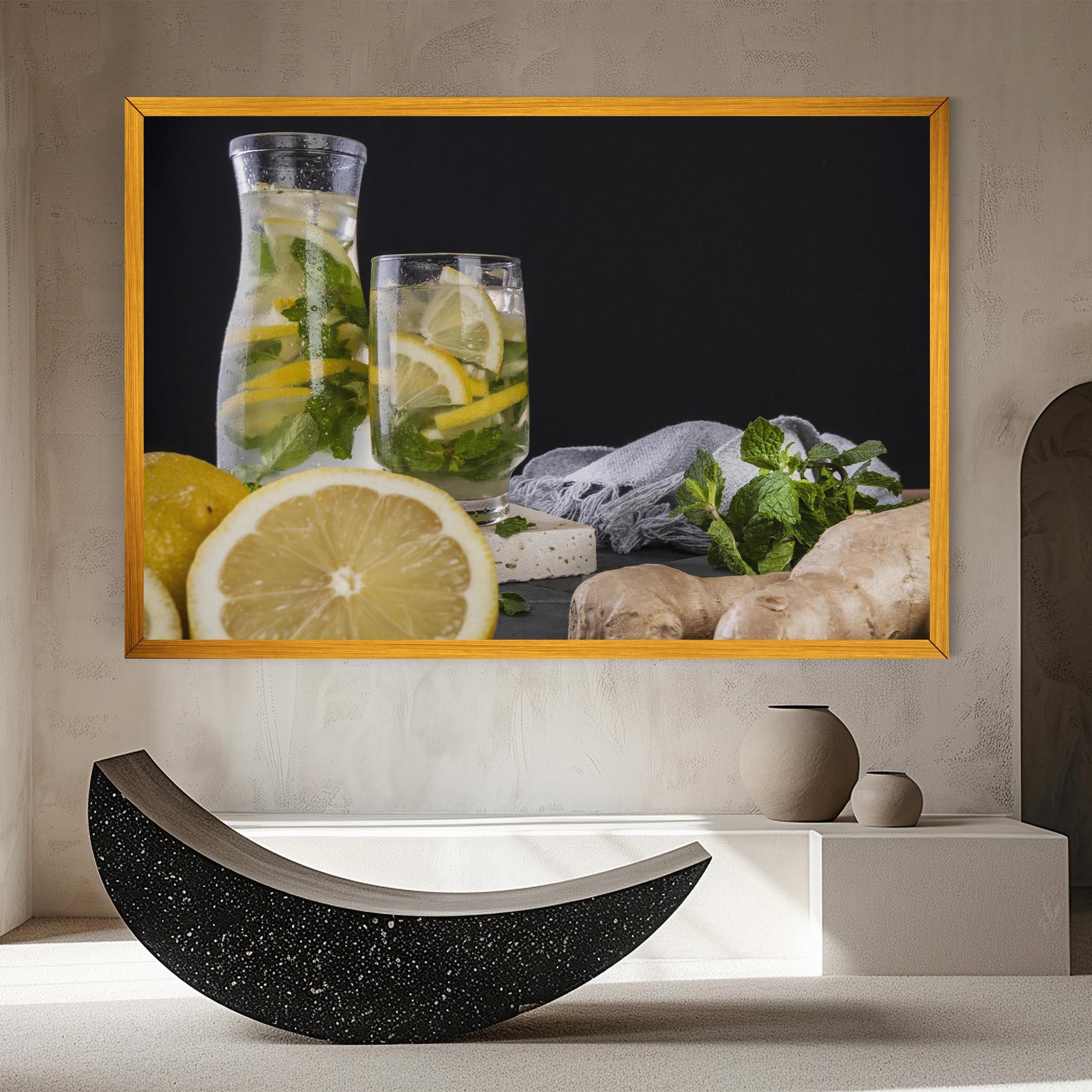 Tablou Canvas Ginger Lemonade mockup 8
