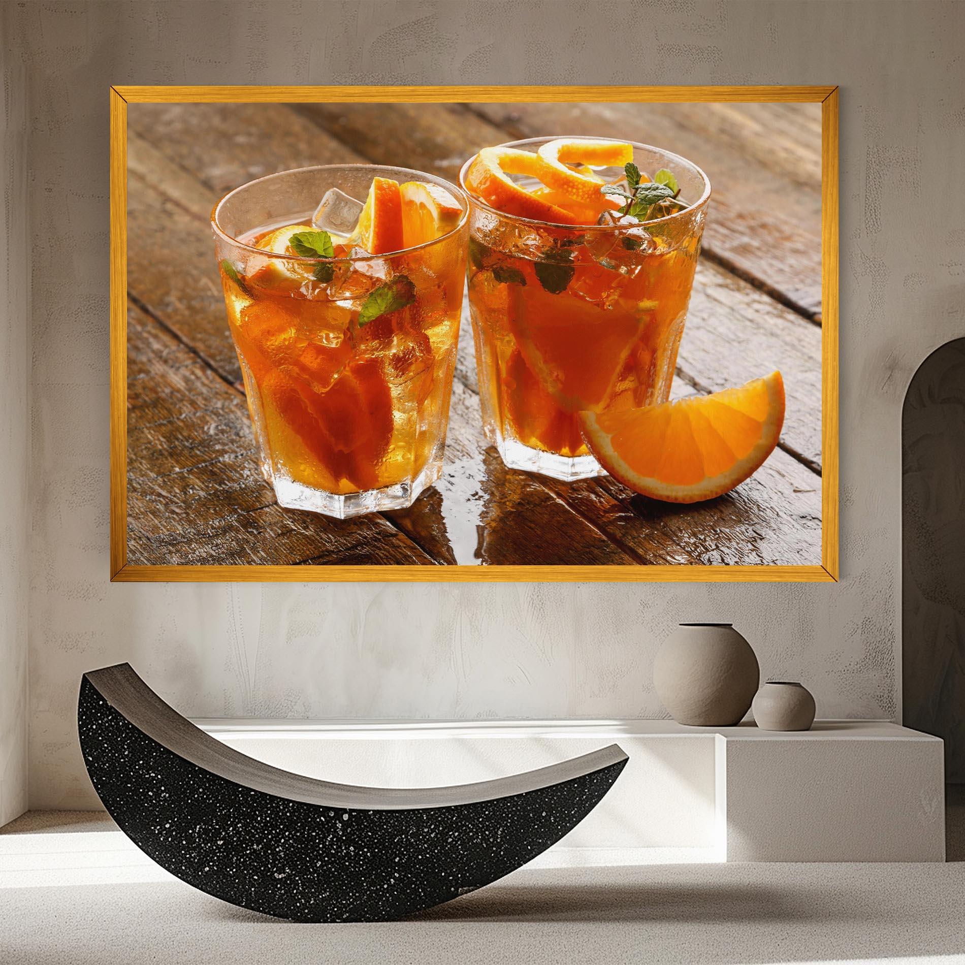 Tablou Canvas Orange Lemonade mockup 8