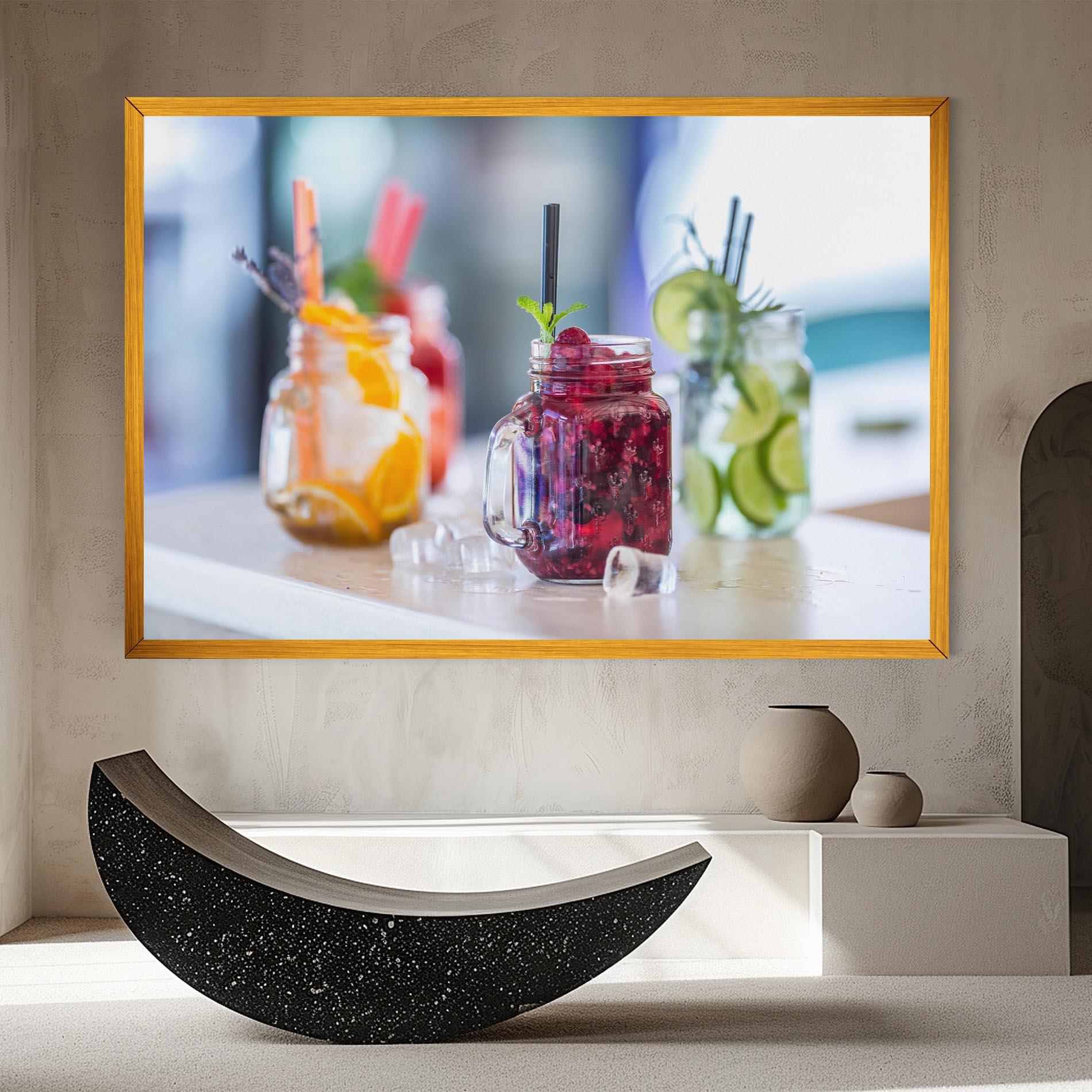 Tablou Canvas Orange Lime Lemonades mockup 8