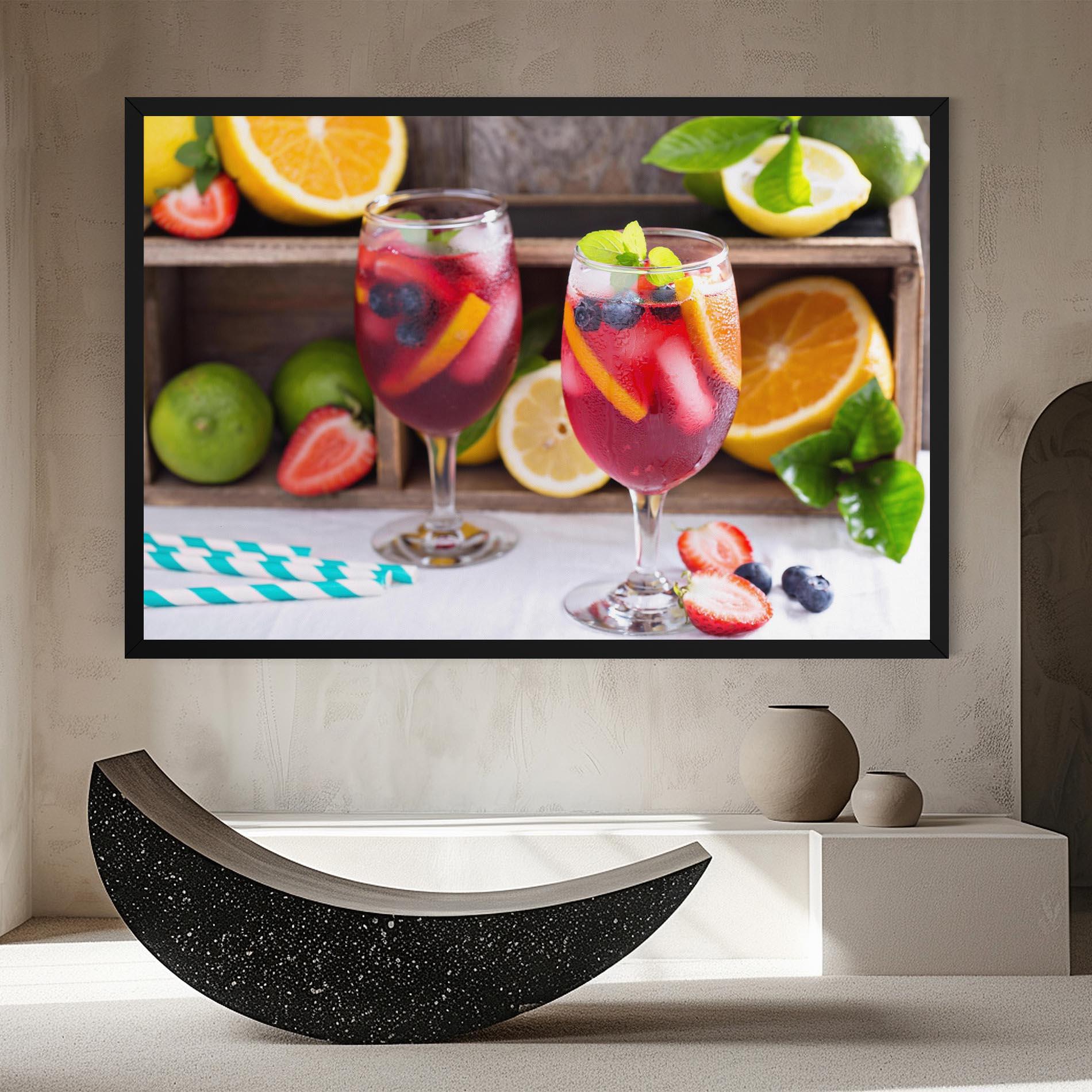 Tablou Canvas Colorful Summer Drink mockup 8