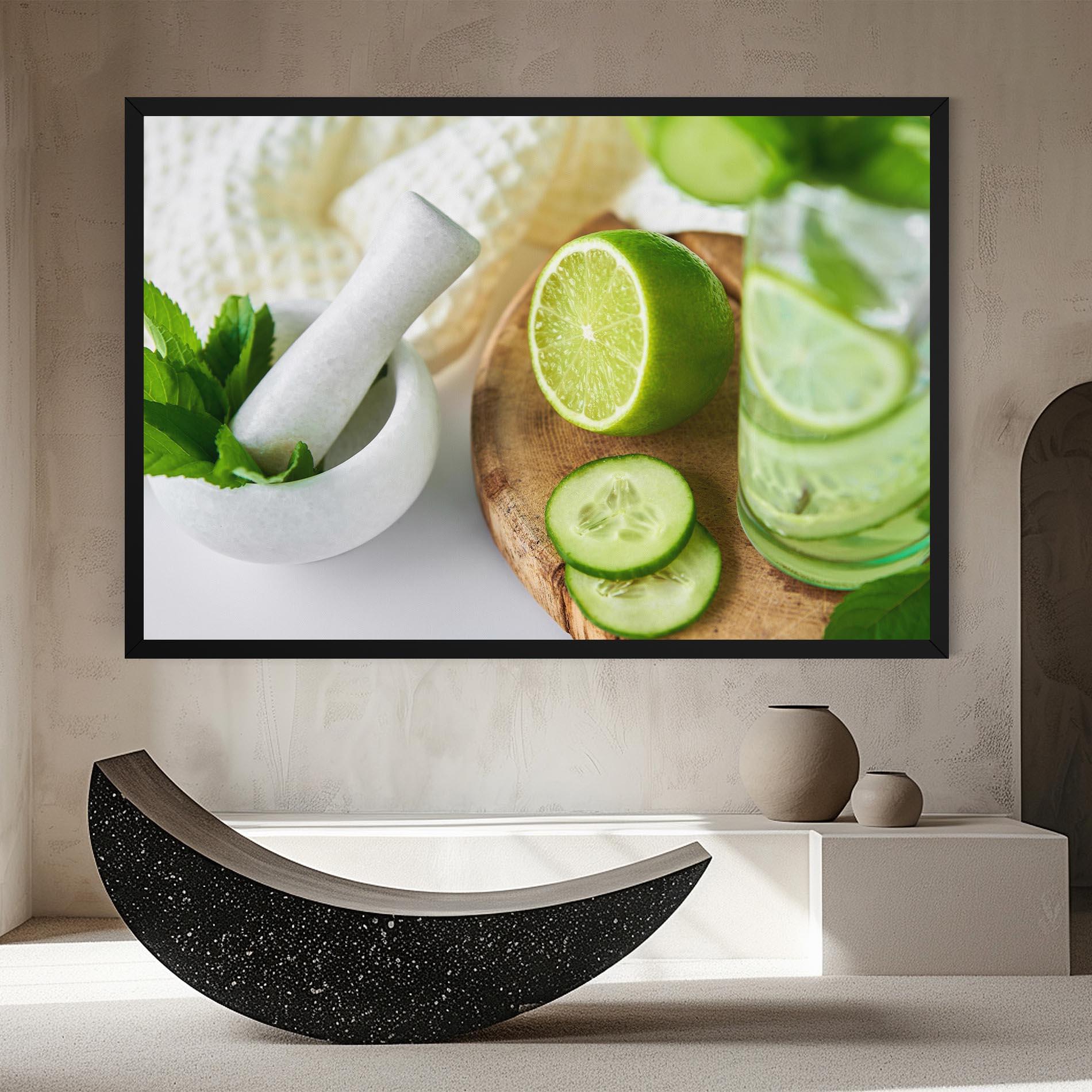 Tablou Canvas Detox Drink Lemonade mockup 8