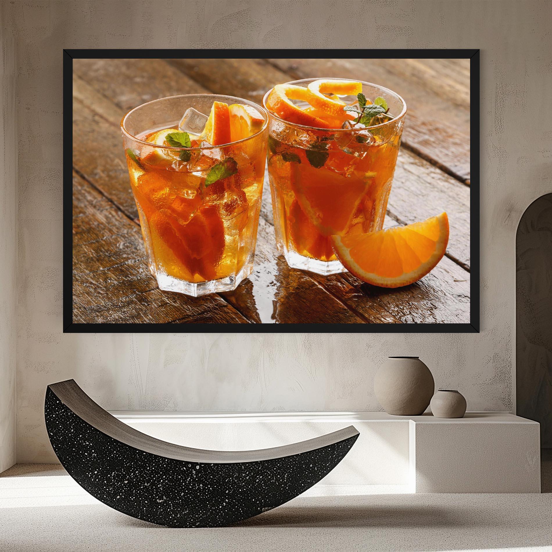 Tablou Canvas Orange Lemonade mockup 8