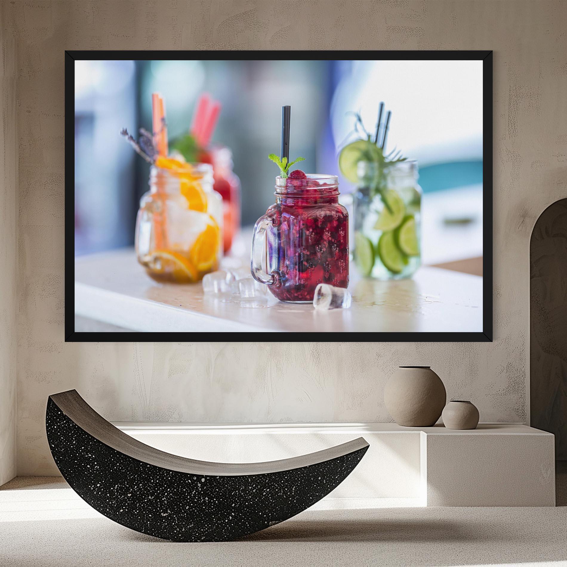 Tablou Canvas Orange Lime Lemonades mockup 8