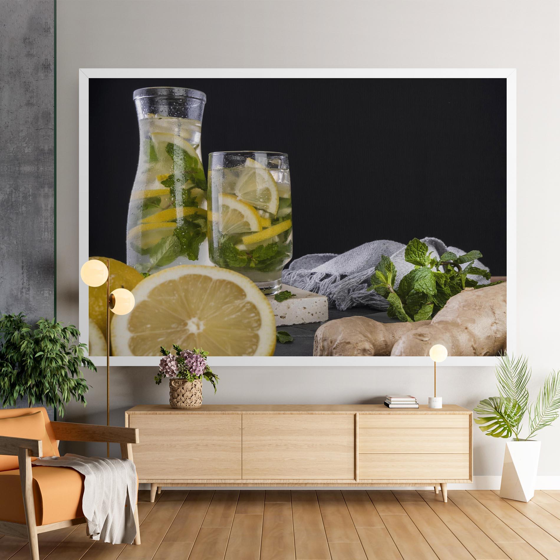 Tablou Canvas Ginger Lemonade mockup 9