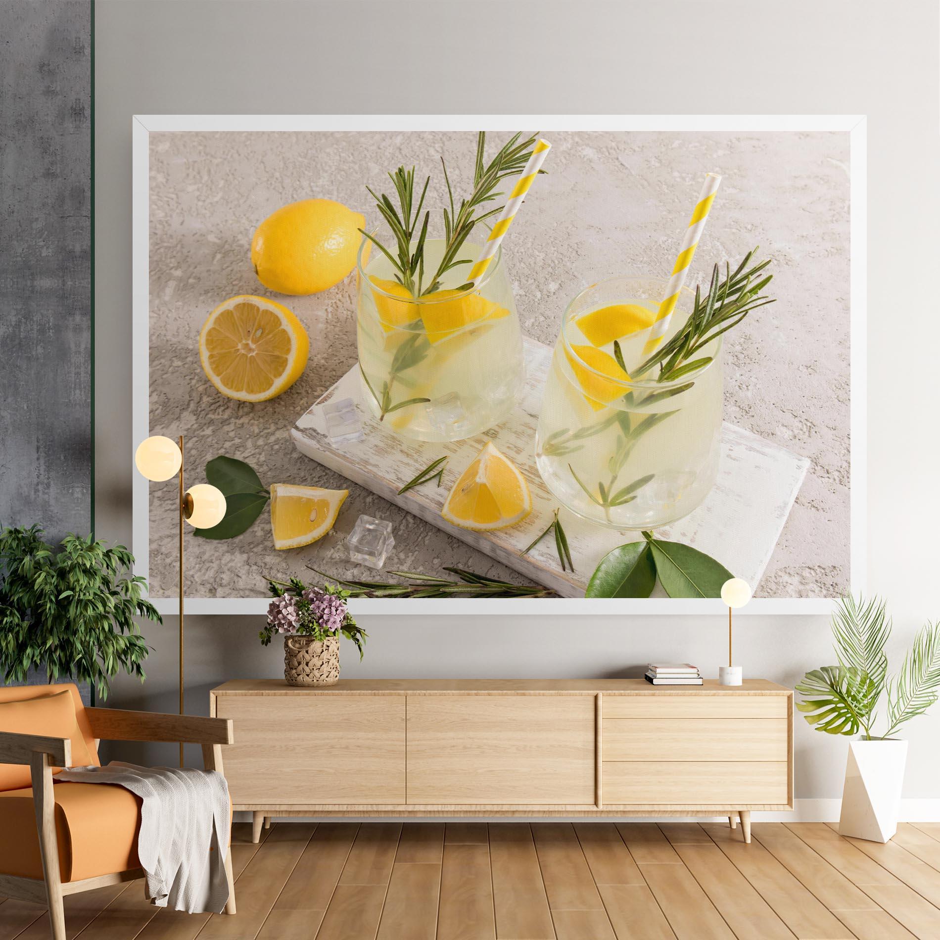 Tablou Canvas Homemade Rosemary Drink mockup 9