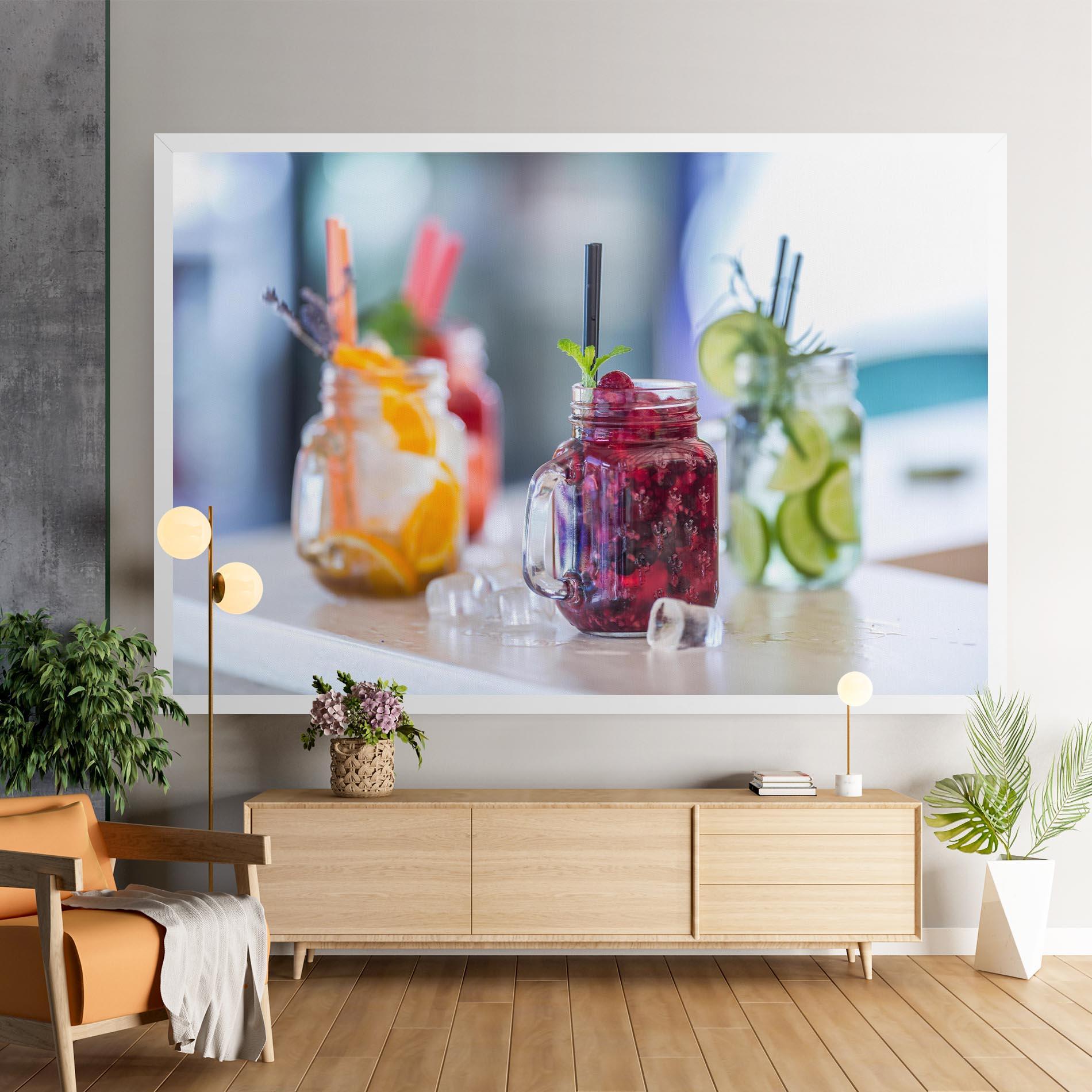 Tablou Canvas Orange Lime Lemonades mockup 9