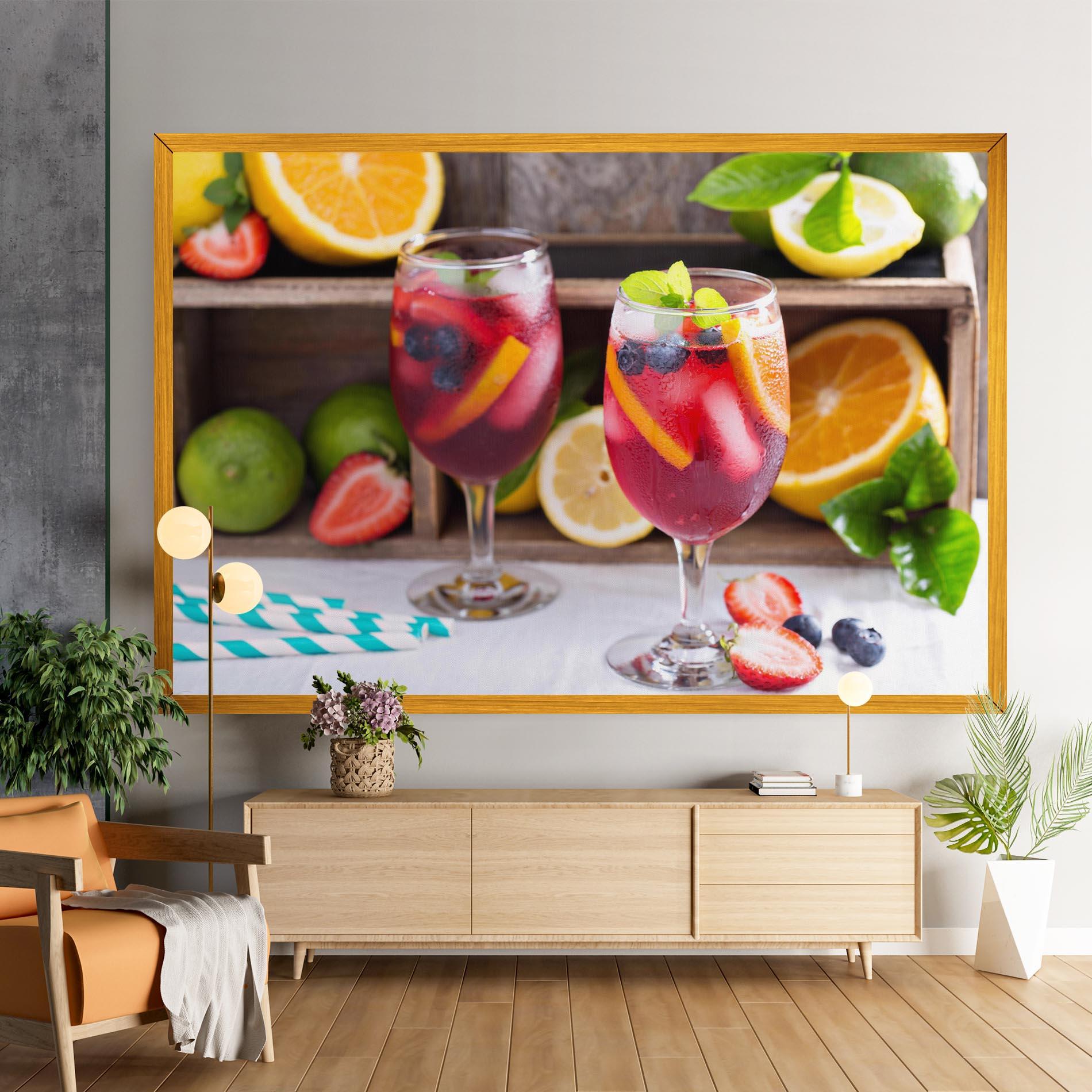 Tablou Canvas Colorful Summer Drink mockup 9