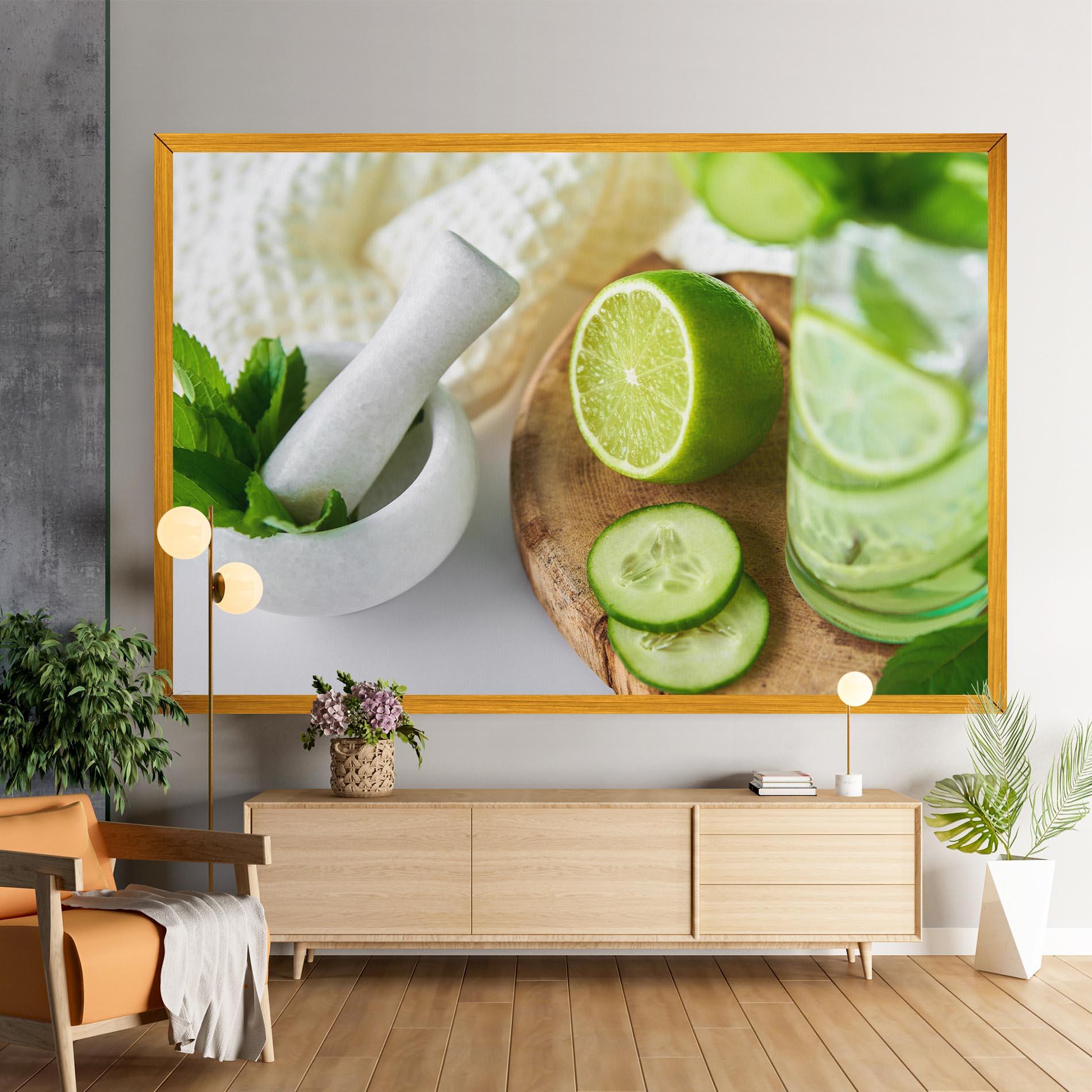 Tablou Canvas Detox Drink Lemonade mockup 9