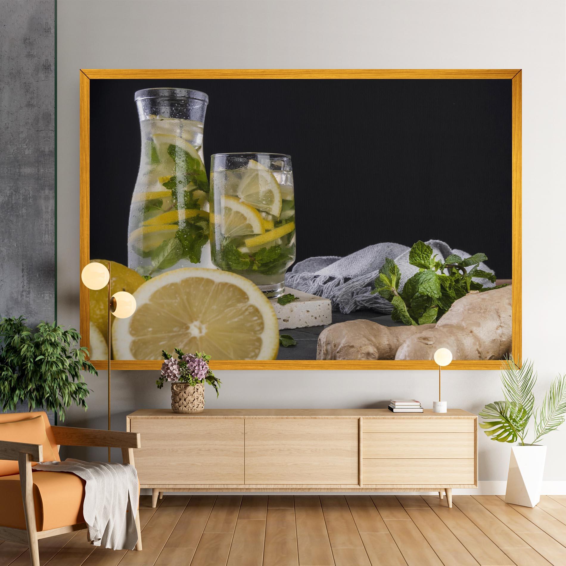 Tablou Canvas Ginger Lemonade mockup 9
