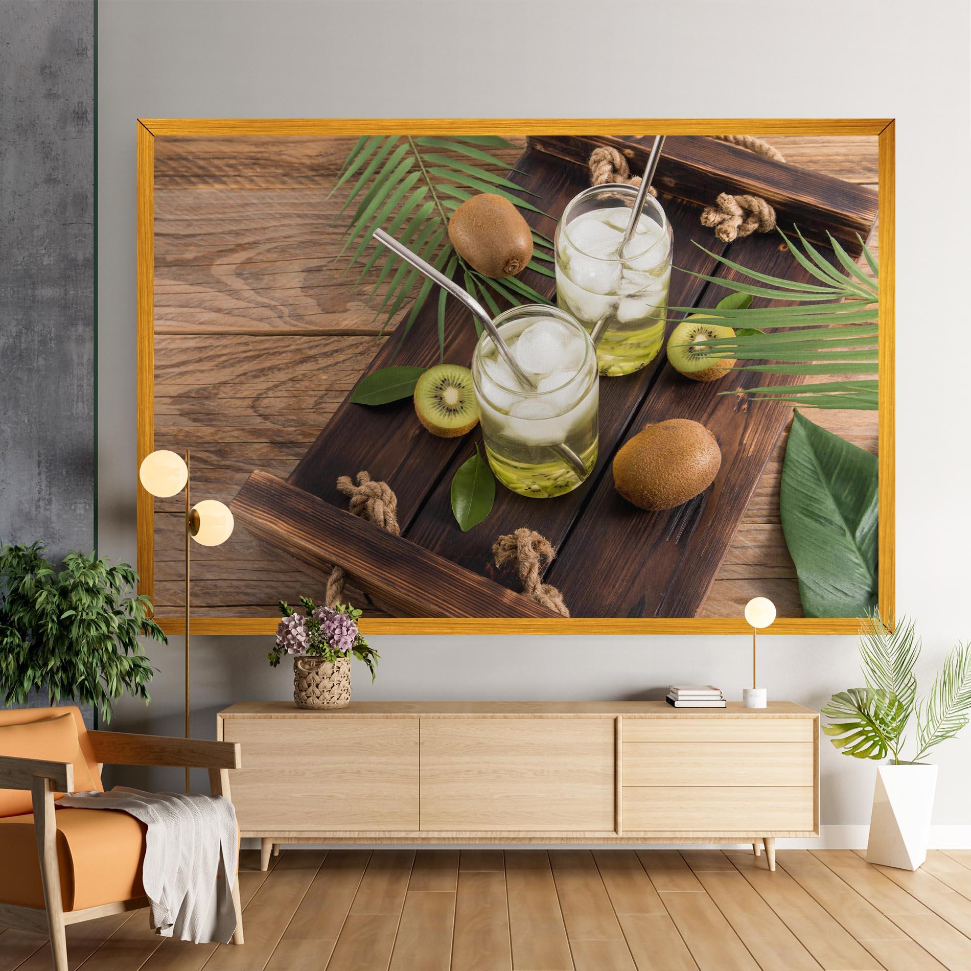 Tablou Canvas Kiwi Drinks mockup 9