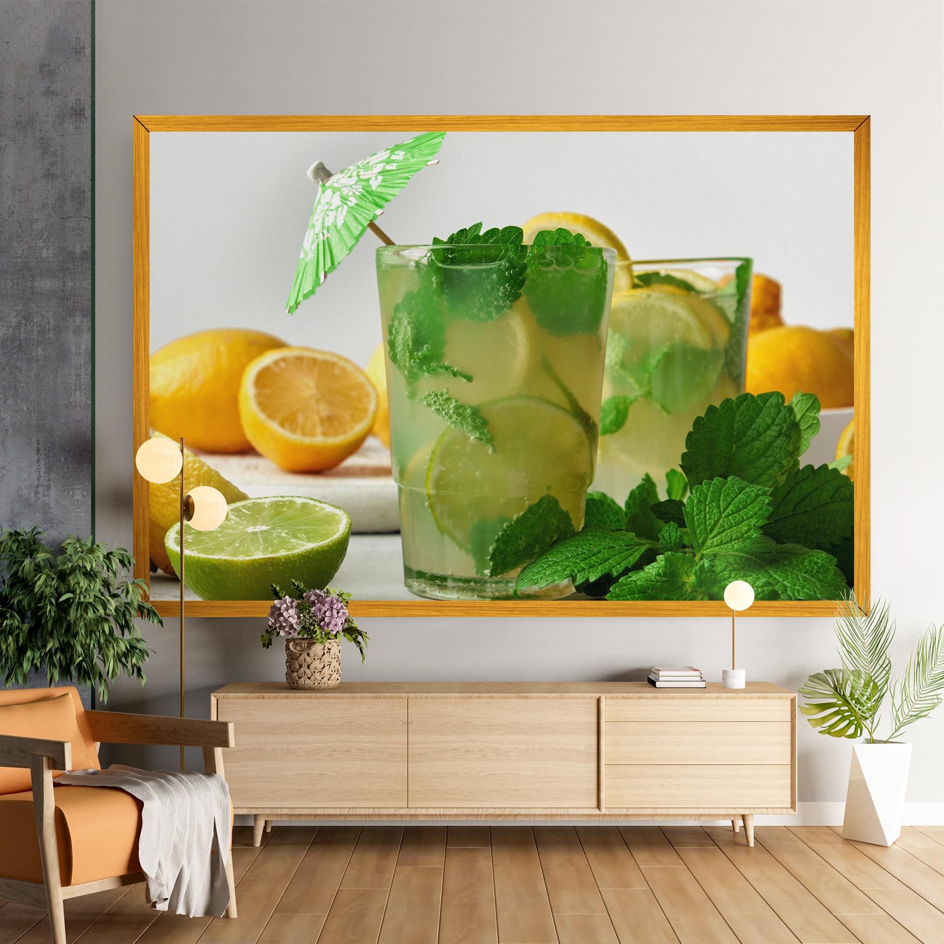 Mint Leaves Lemonade mockup 9