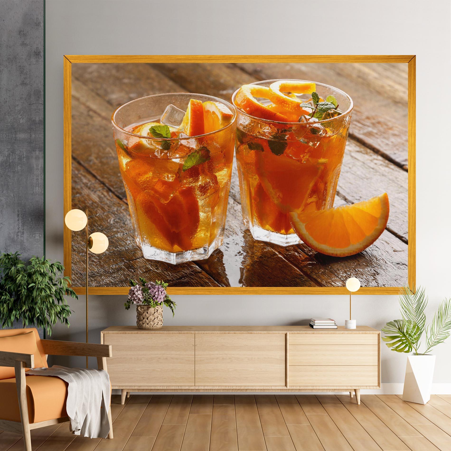 Tablou Canvas Orange Lemonade mockup 9