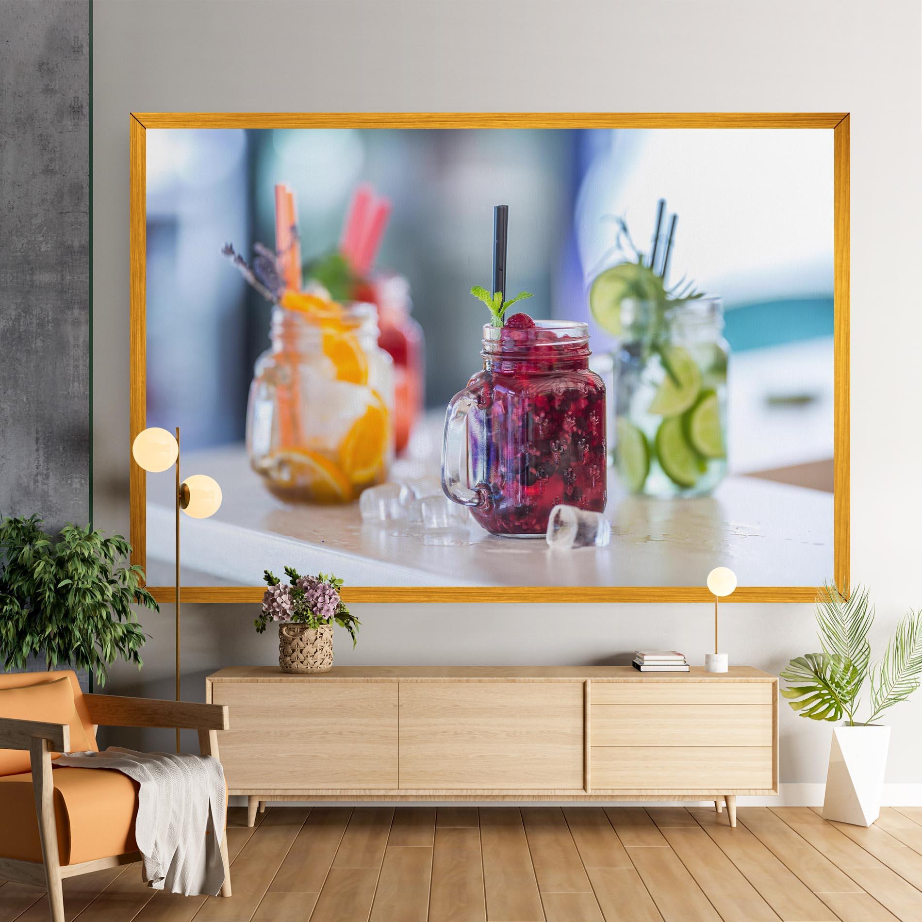 Tablou Canvas Orange Lime Lemonades mockup 9