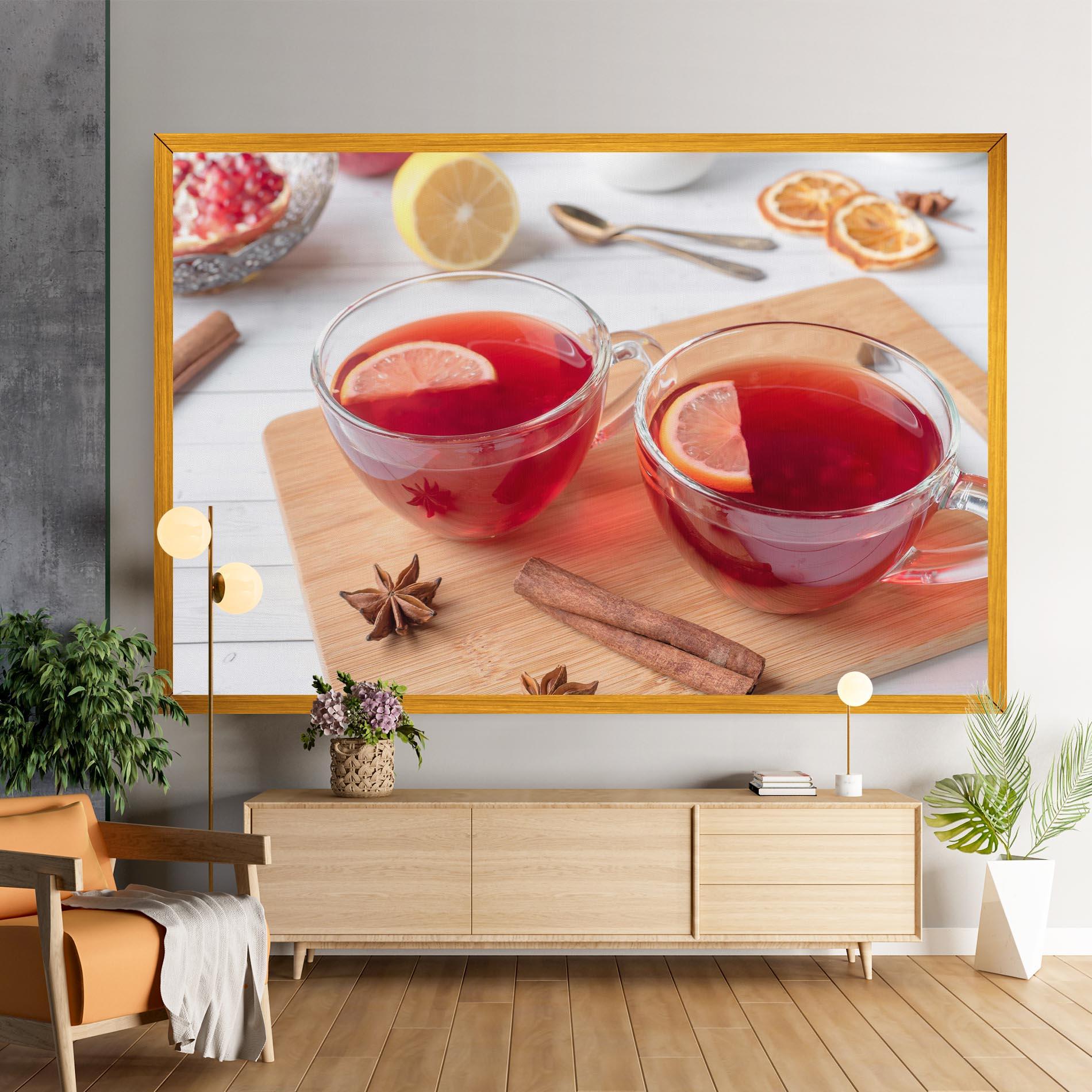 Tablou Canvas Pomegranate Lemon mockup 9