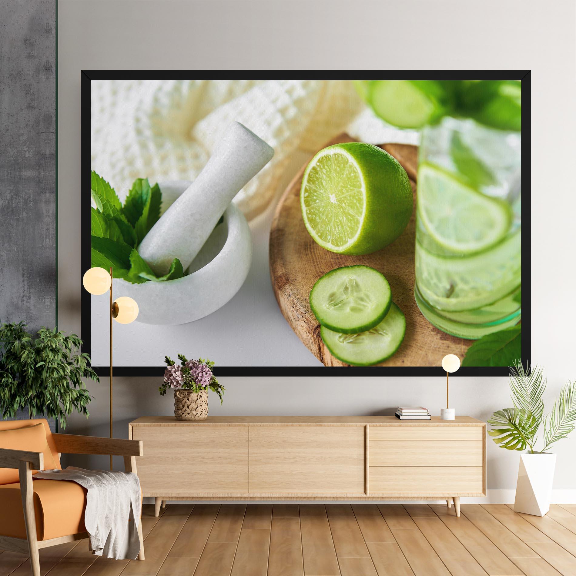 Tablou Canvas Detox Drink Lemonade mockup 9