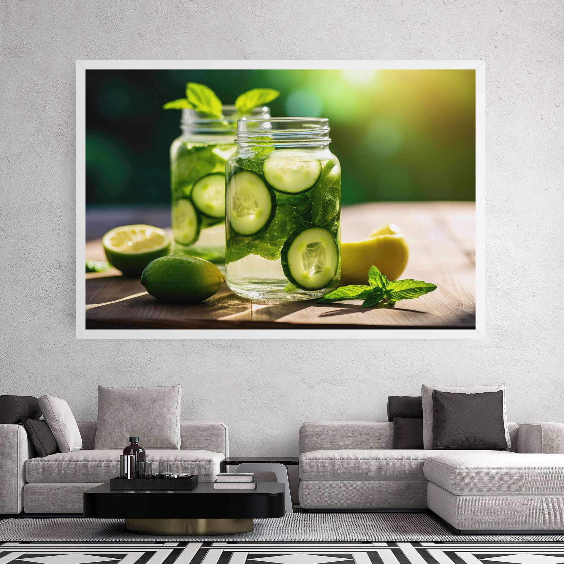 Cold Drink Cucumber mockup 2