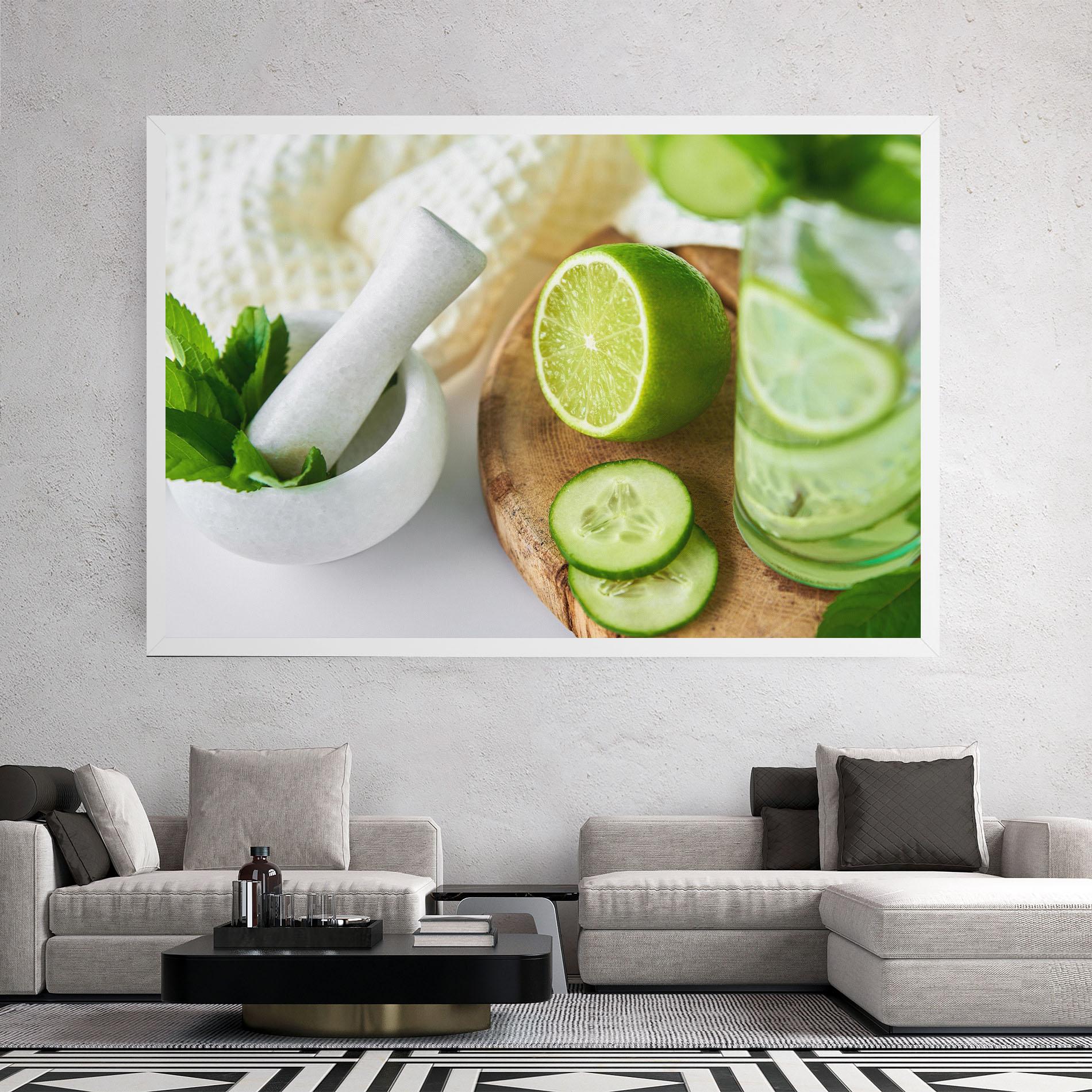 Tablou Canvas Detox Drink Lemonade mockup 2