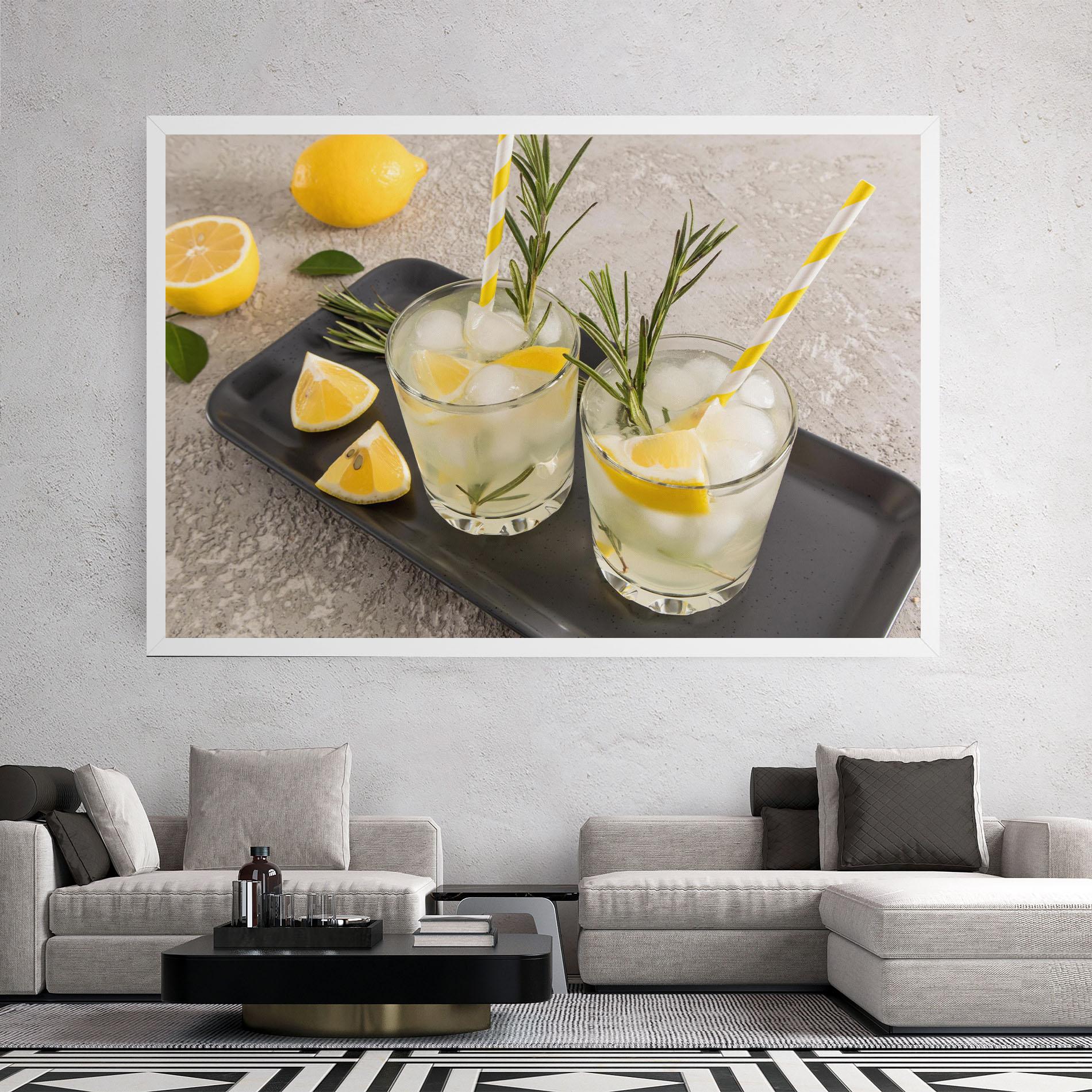 Tablou Canvas Fruit Vitamin Water mockup 2