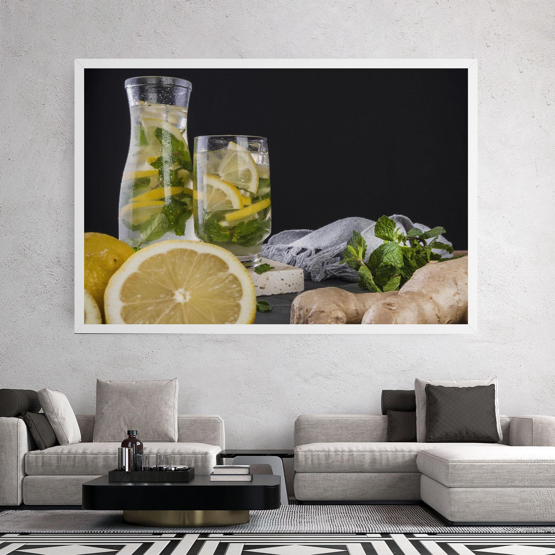 Tablou Canvas Ginger Lemonade mockup 2