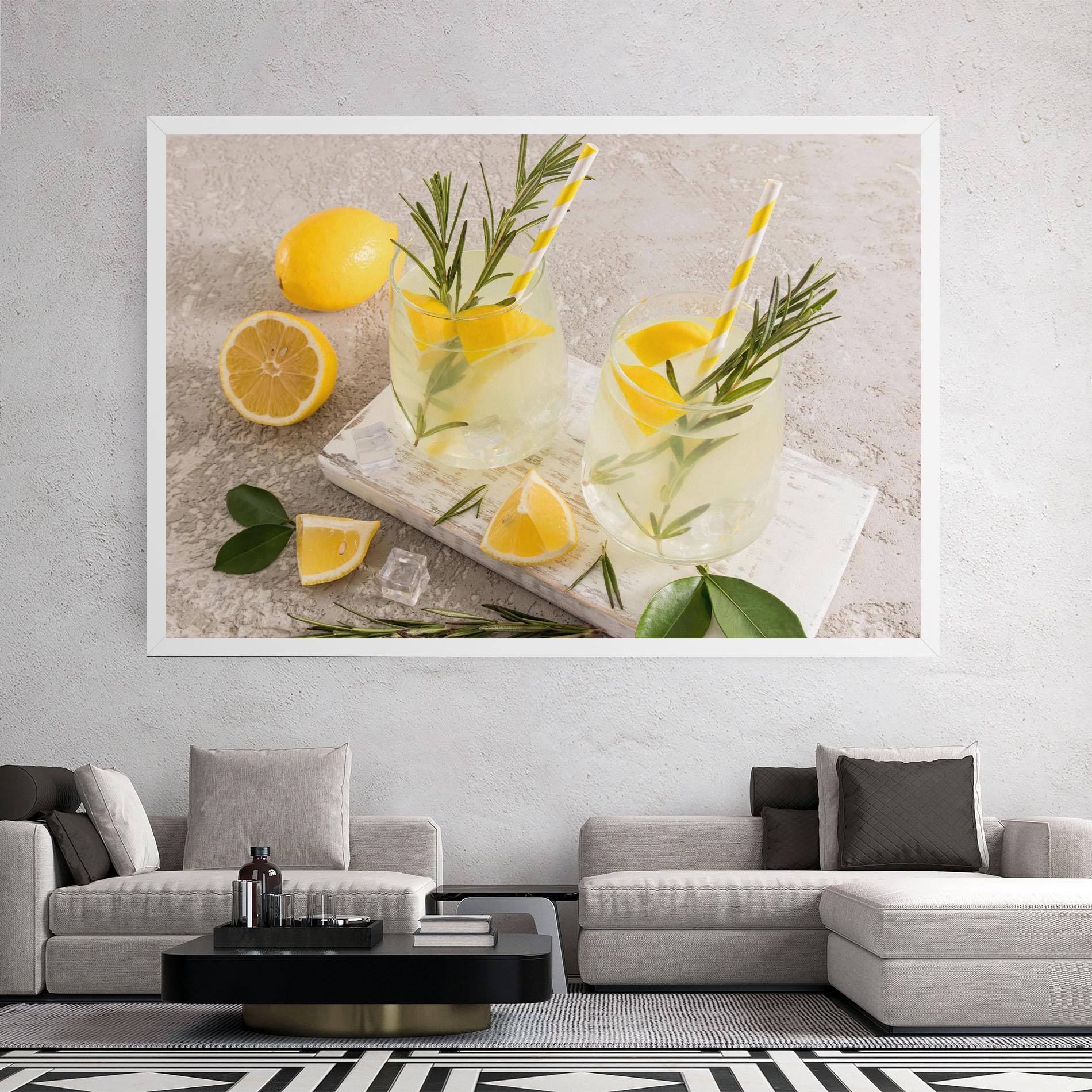 Tablou Canvas Homemade Rosemary Drink mockup 2