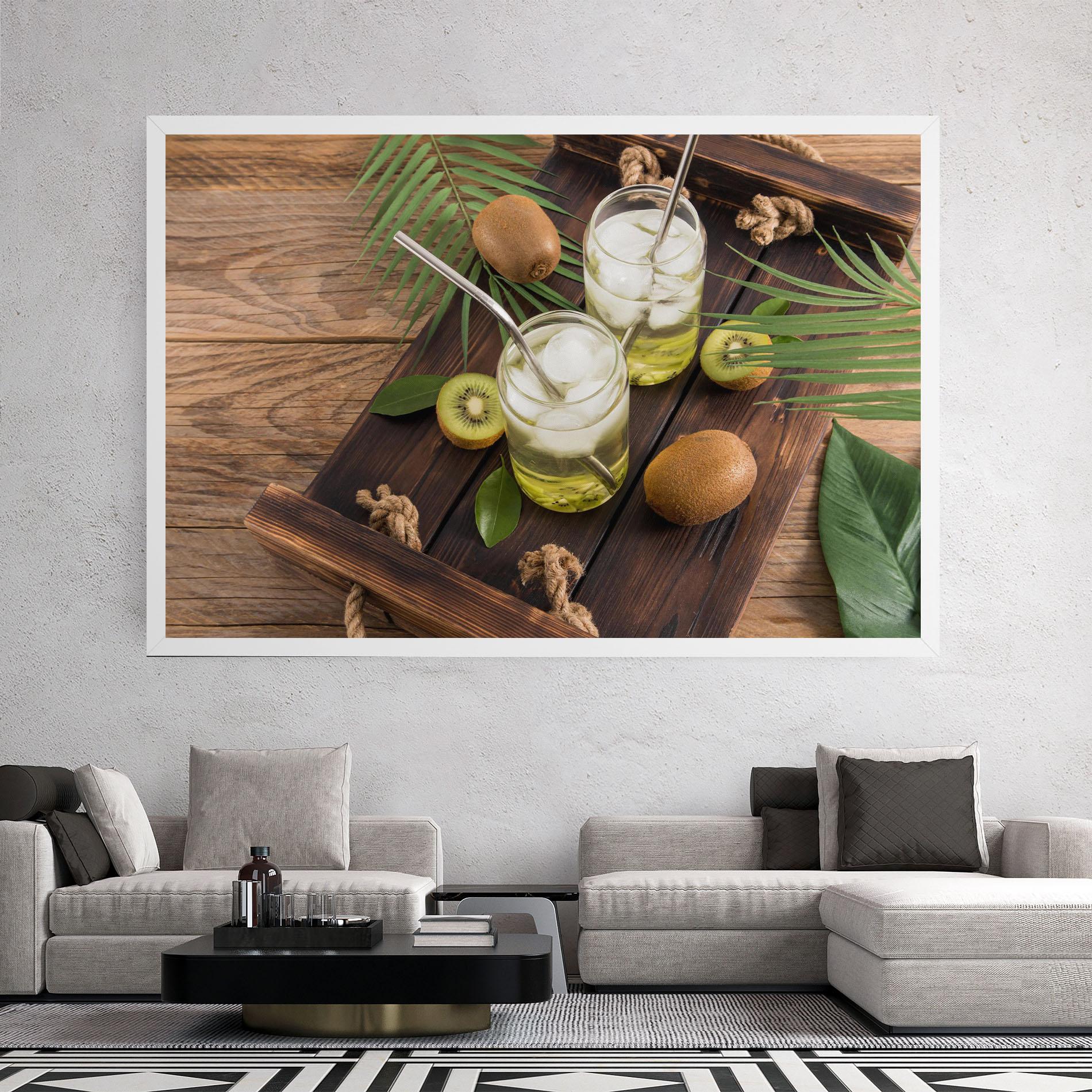 Tablou Canvas Kiwi Drinks mockup 2
