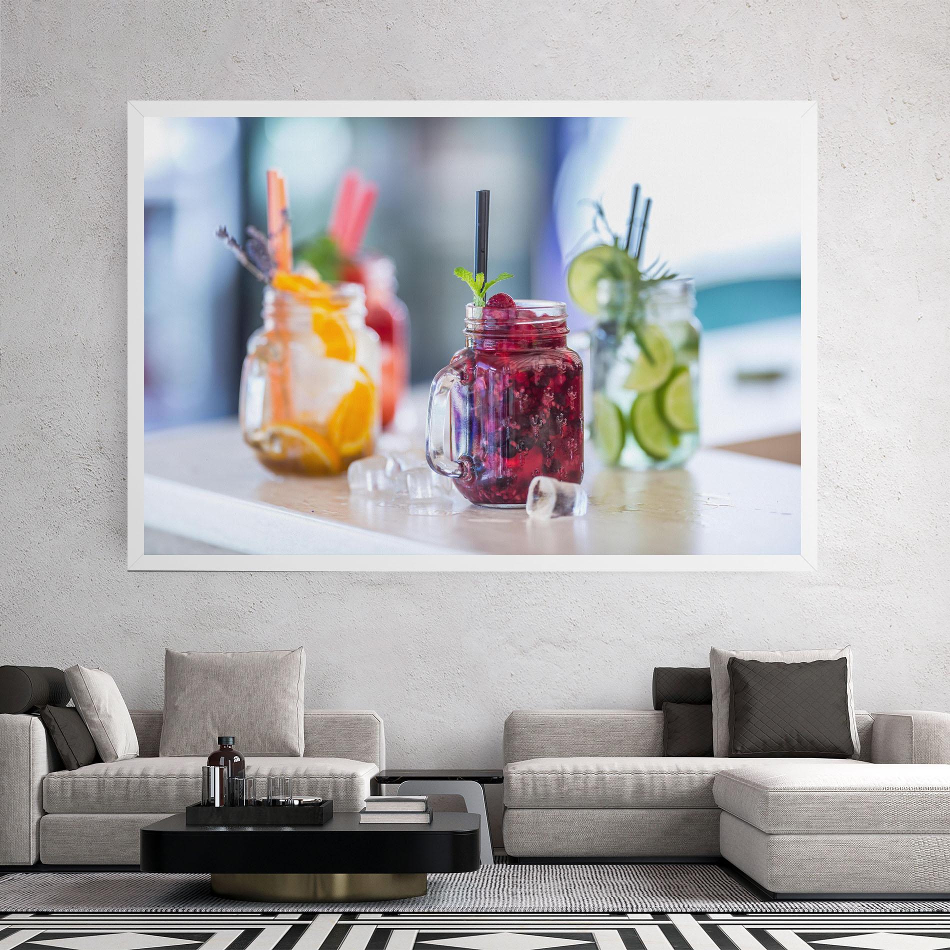 Tablou Canvas Orange Lime Lemonades mockup 2