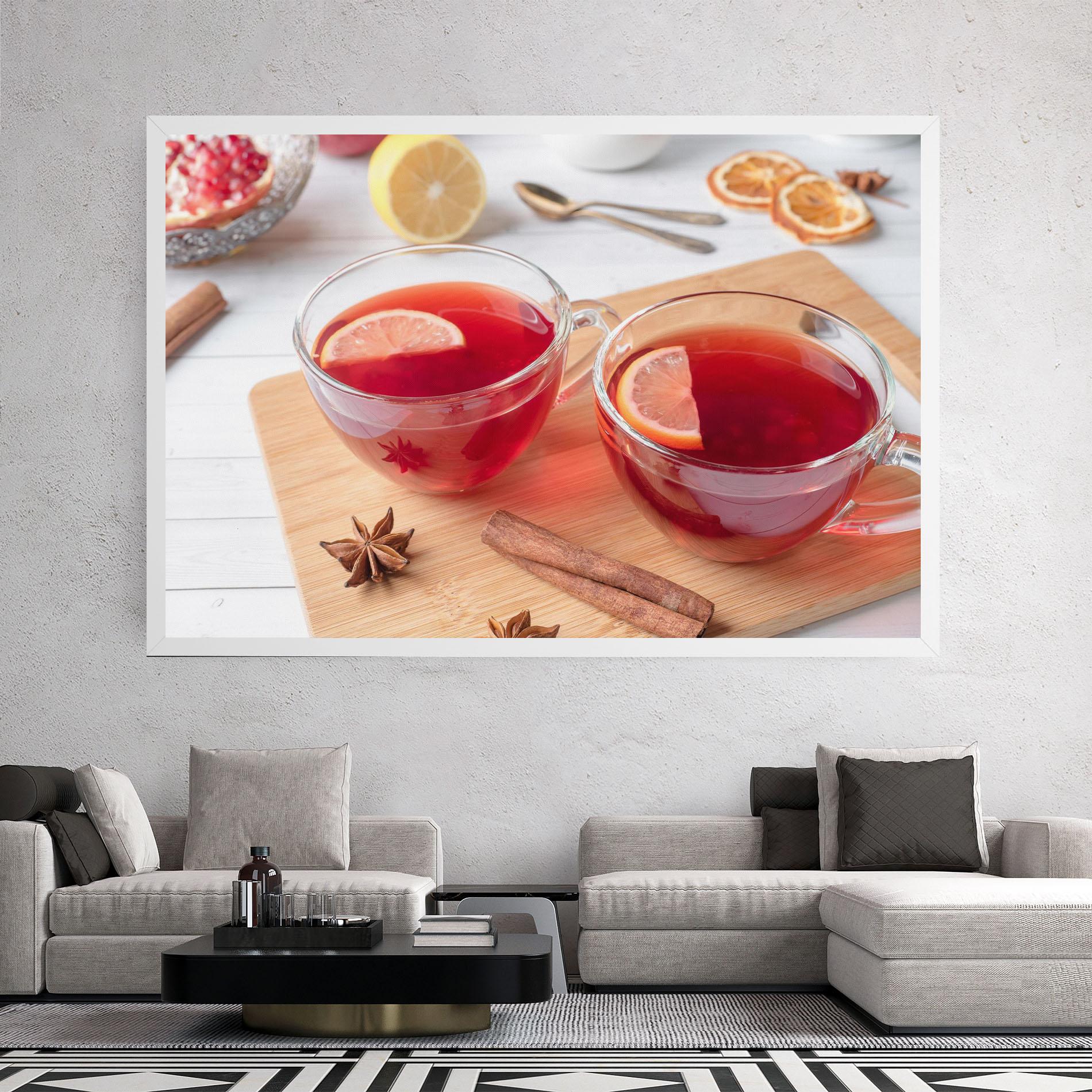 Tablou Canvas Pomegranate Lemon mockup 2