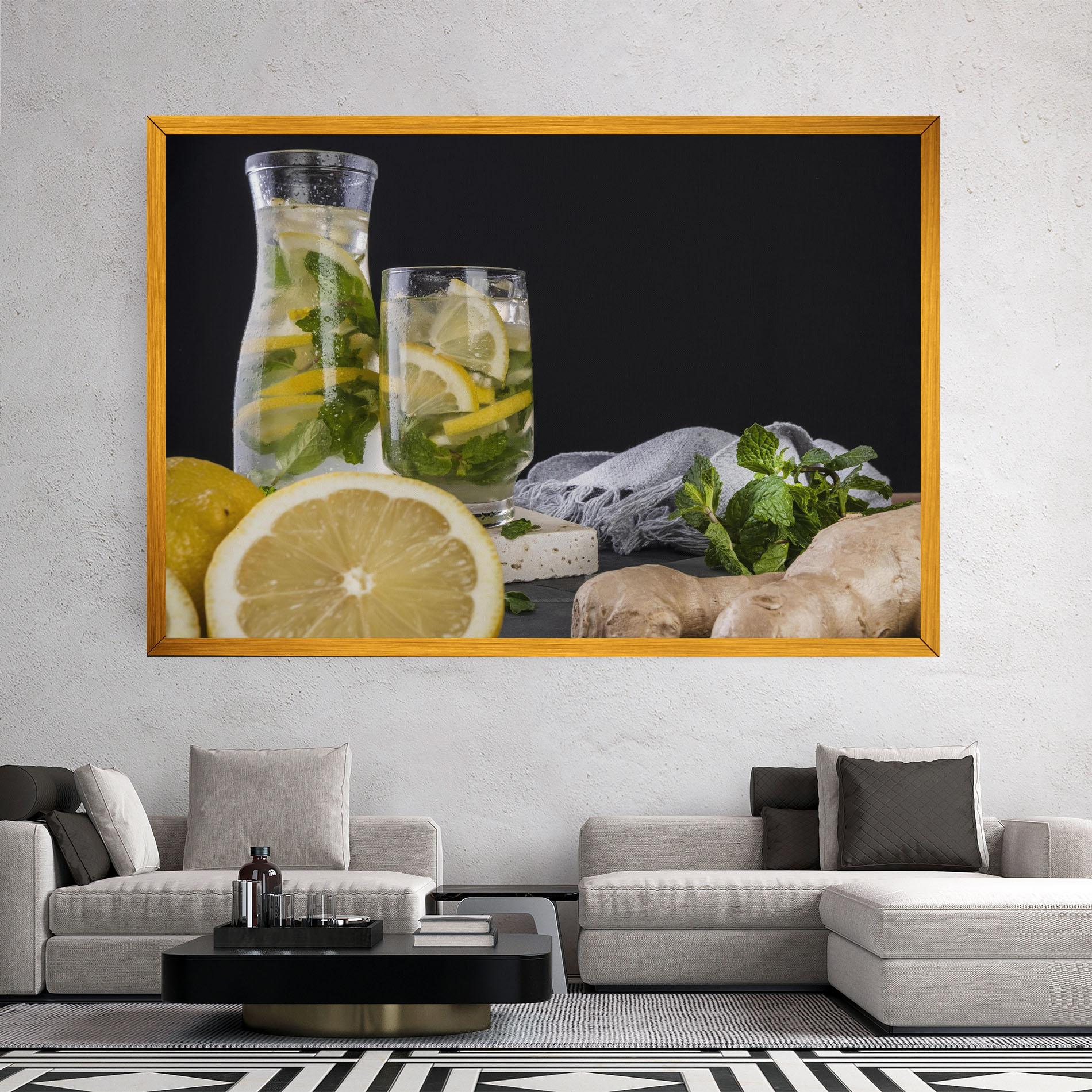 Tablou Canvas Ginger Lemonade mockup 2