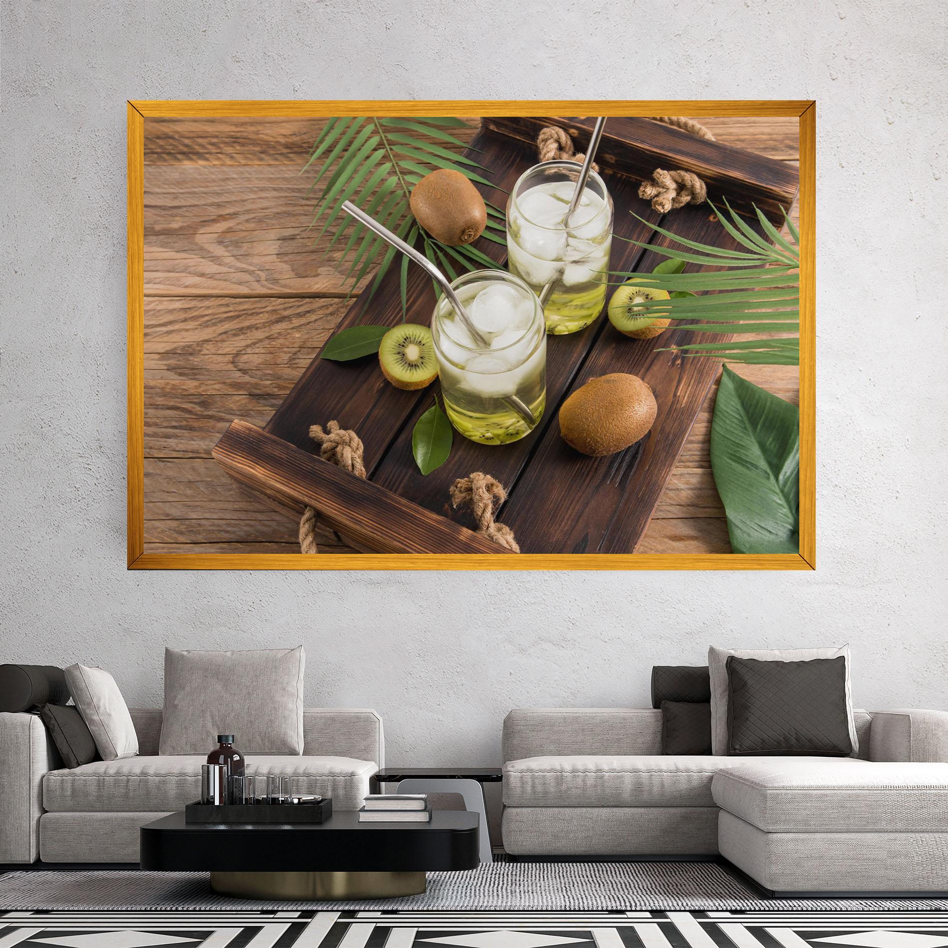 Tablou Canvas Kiwi Drinks mockup 2