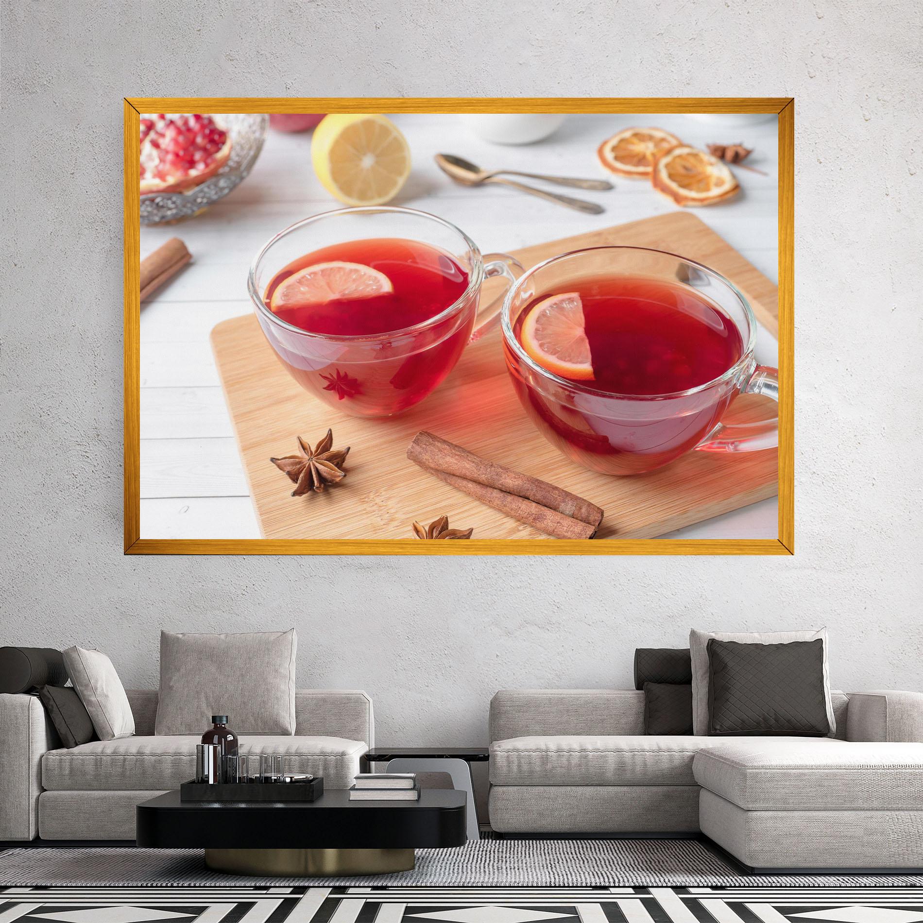 Tablou Canvas Pomegranate Lemon mockup 2